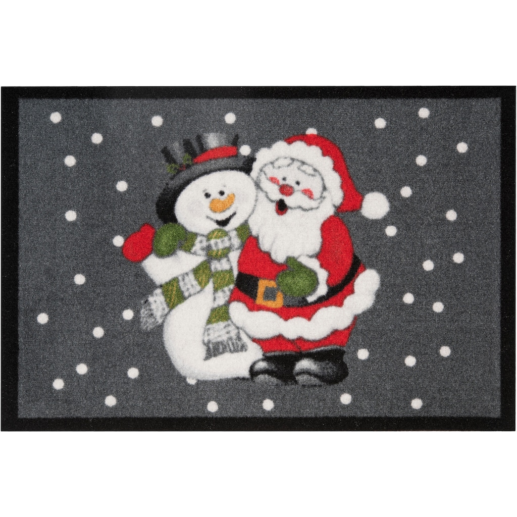 HANSE Home Fussmatte »Santa Snowman«, rechteckig