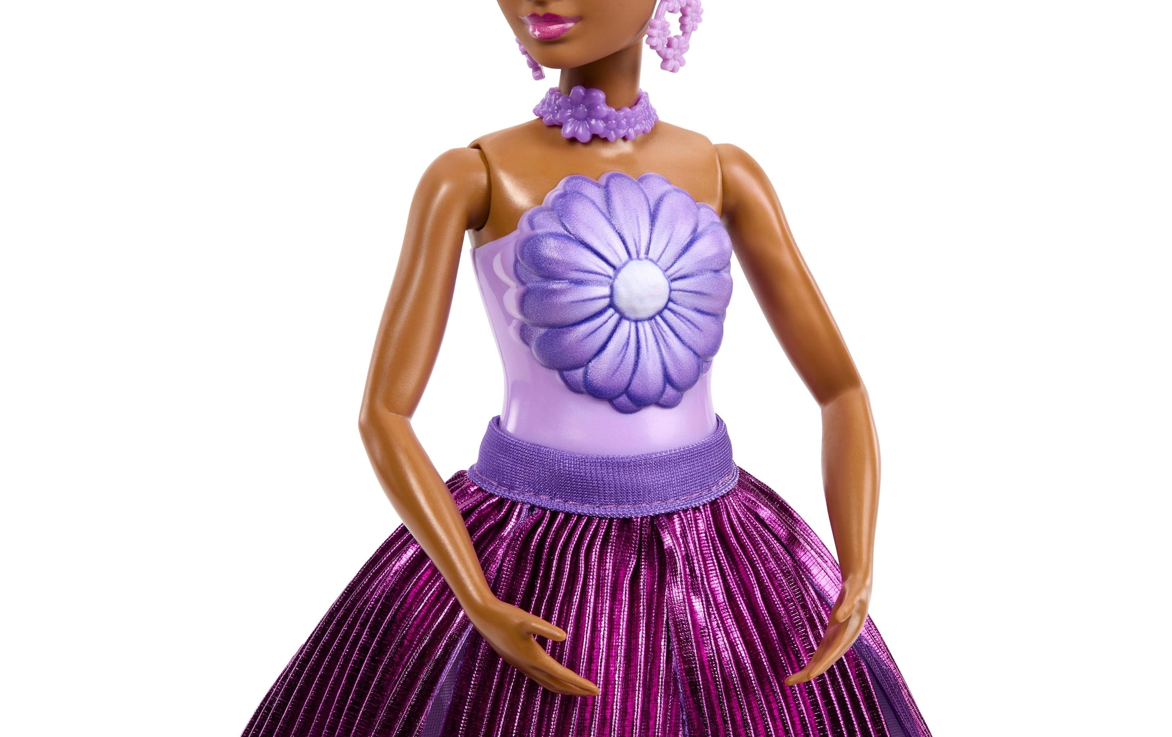 Barbie Anziehpuppe »Flower Surprise Puppe Lila Blümchen« Blumen-Überraschungspuppe