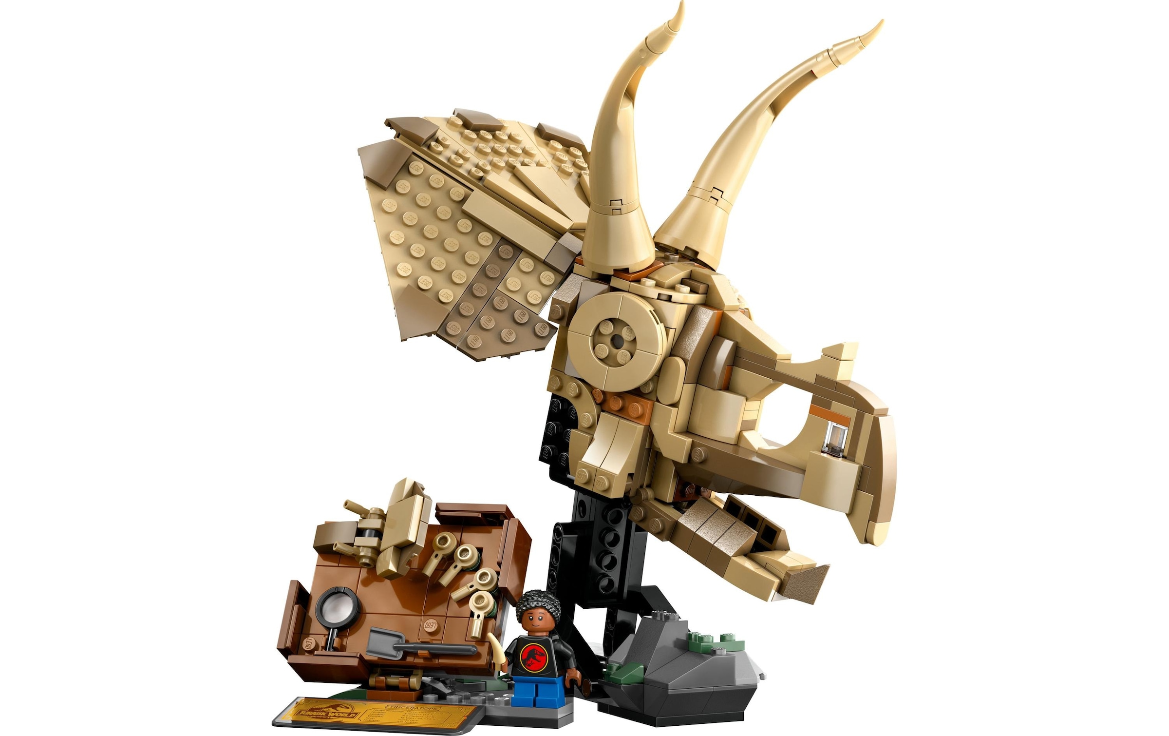 LEGO® Spielbausteine »Jurassic World Triceratops-Schädel 76969«