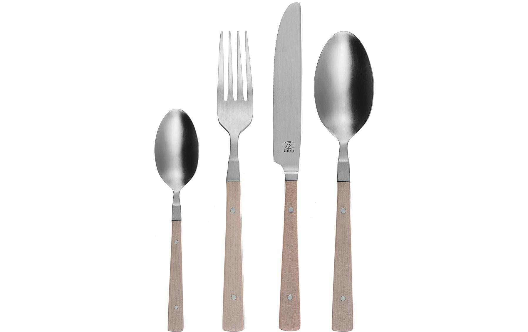 Image of Sola Besteck-Set "Image Maple Wood 24-tlg."