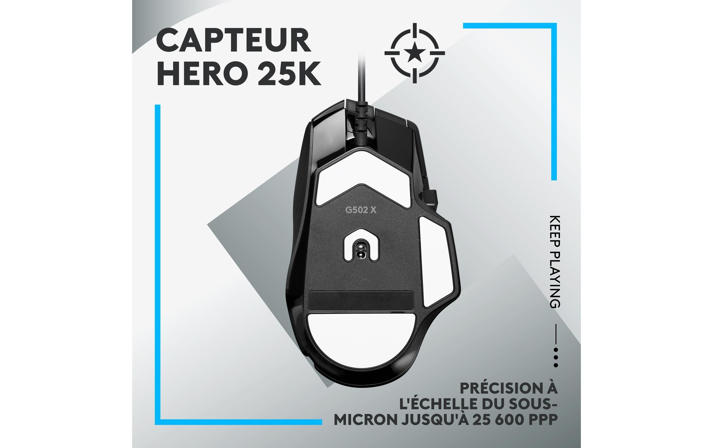 Logitech Gaming-Maus »G502 X Schwarz«, kabelgebunden