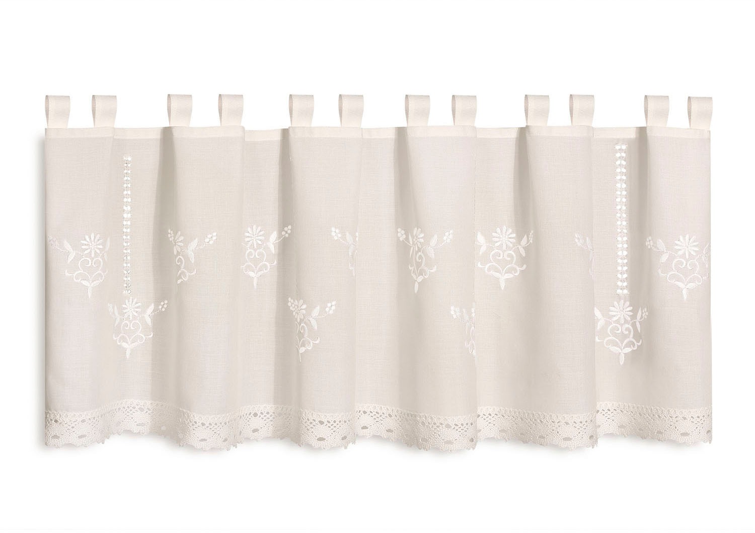 Image of Gerster Scheibengardine »Anton«, (1 St.), HxB: 45x150, mit Spitzenabschluss bei Ackermann Versand Schweiz