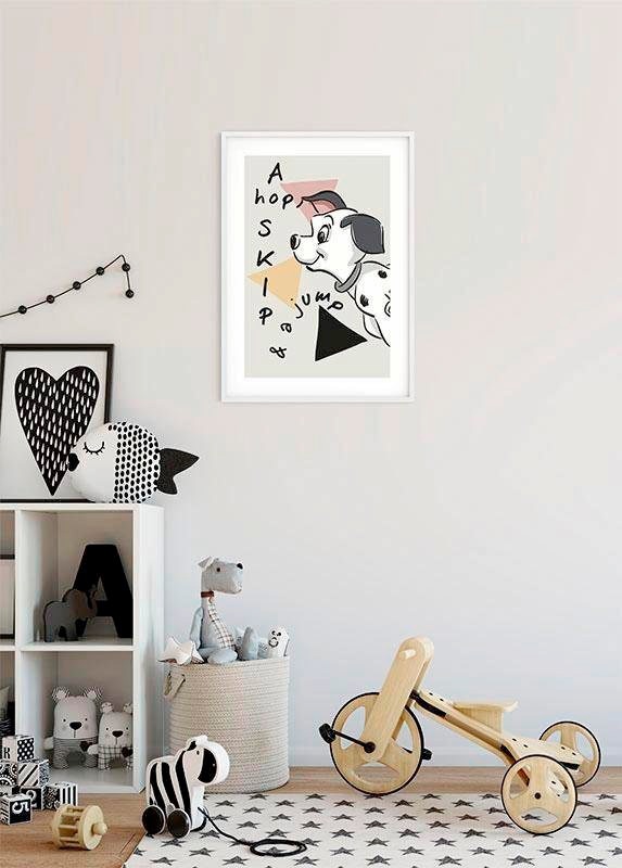 Komar Bild »101 Dalmatiner Angles«, Disney, (1 St.), Wandbild zur Dekoration im Kinderzimmer - ohne Rahmen
