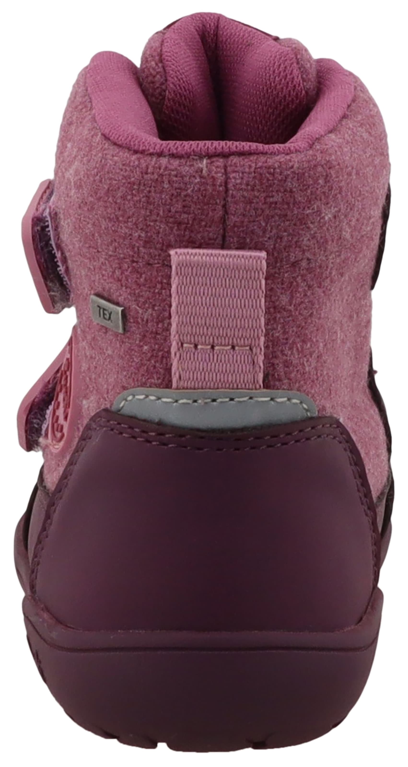 Lurchi Chaussures pieds nus »Jemmy Barefoot-TEX«  bottes d'hiver avec fleurs et logo, gabarit de tailles à télécharger