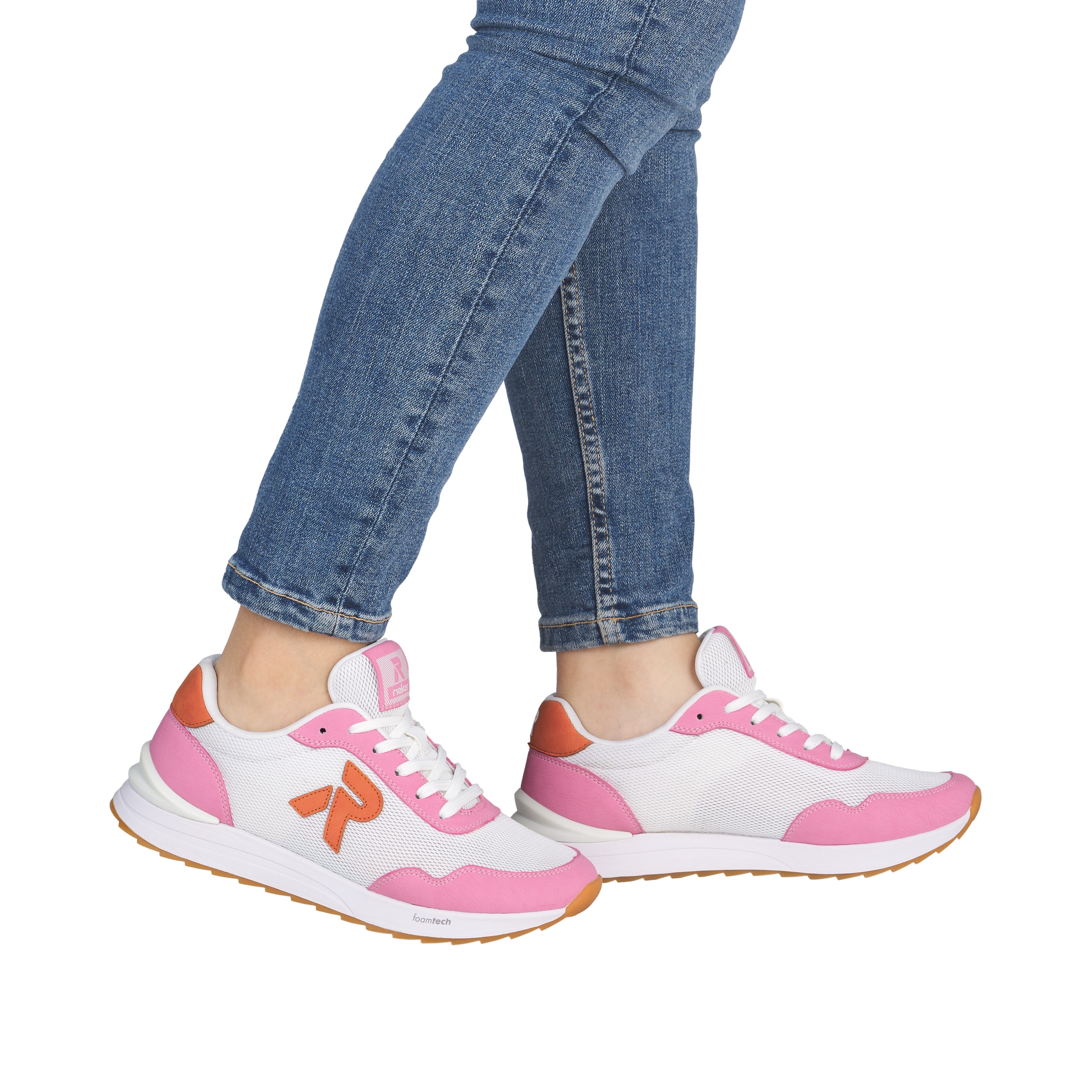 RIEKER Sport Sneakers  chaussure à lacets, chaussure basse, sneaker décontracté avec semelle légère
