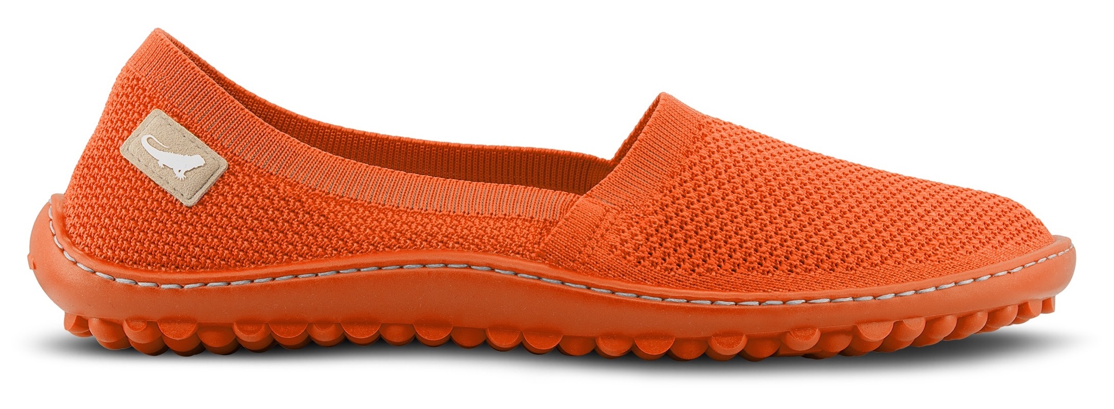 Leguano Chaussures pieds nus »FLAIR«  Mocassin, chaussure à enfiler avec écusson logo au talon