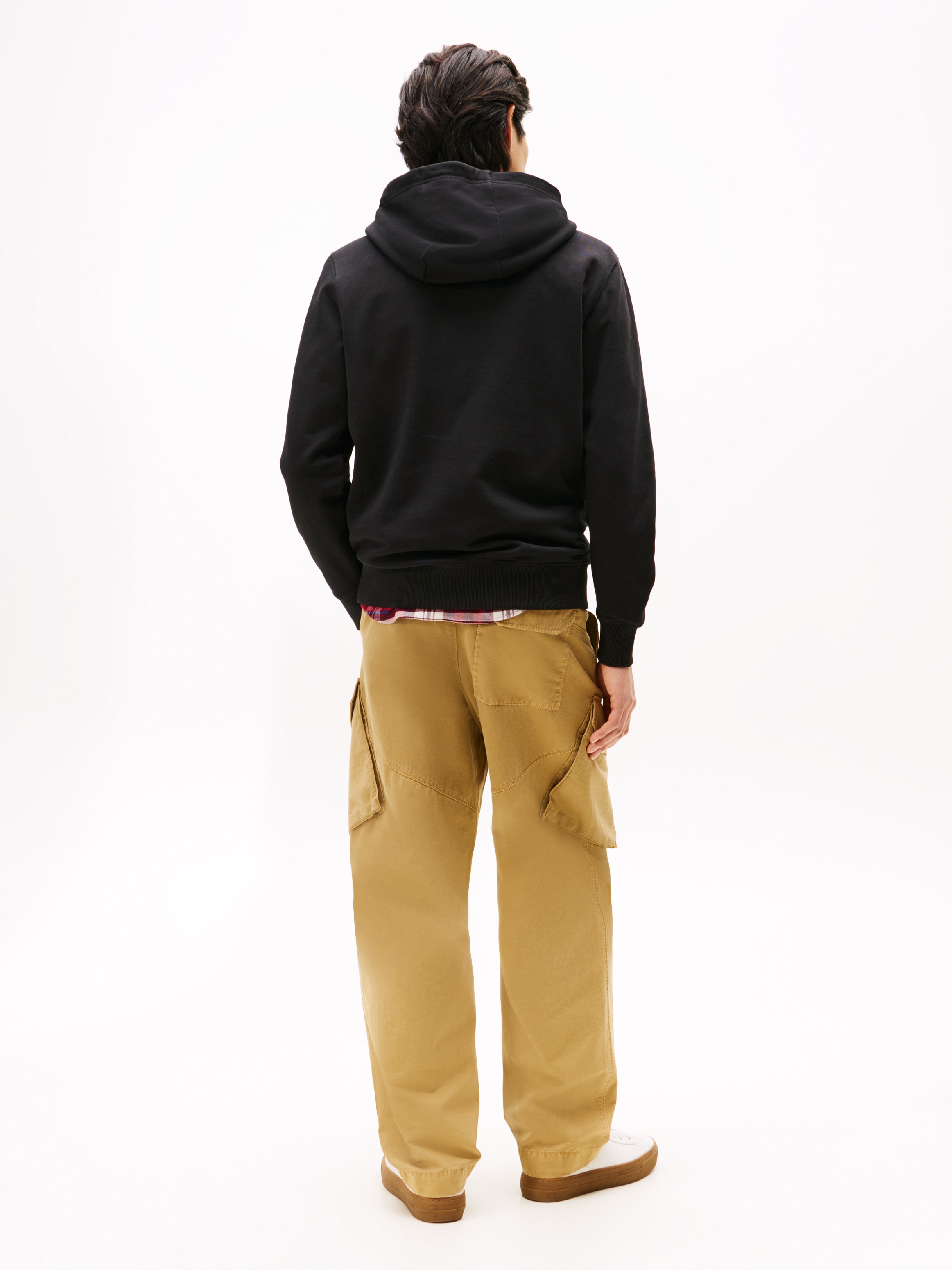 Tommy Hilfiger Sweat à capuche »LINEAR FLAG GRAPHIC« Regular Fit, Hoodie, Kapuze mit Tunnelzug