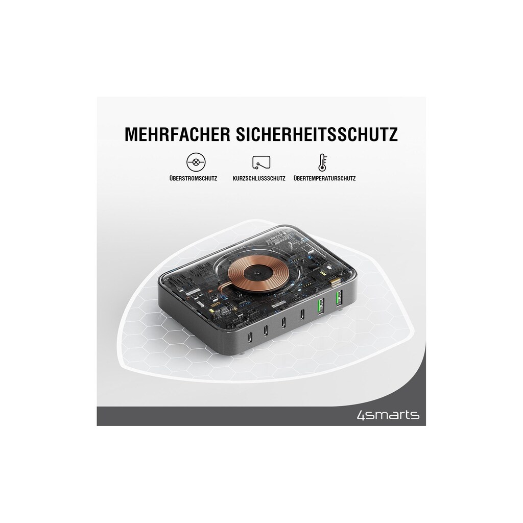 4smarts USB-Ladegerät »GaN Schwarz«