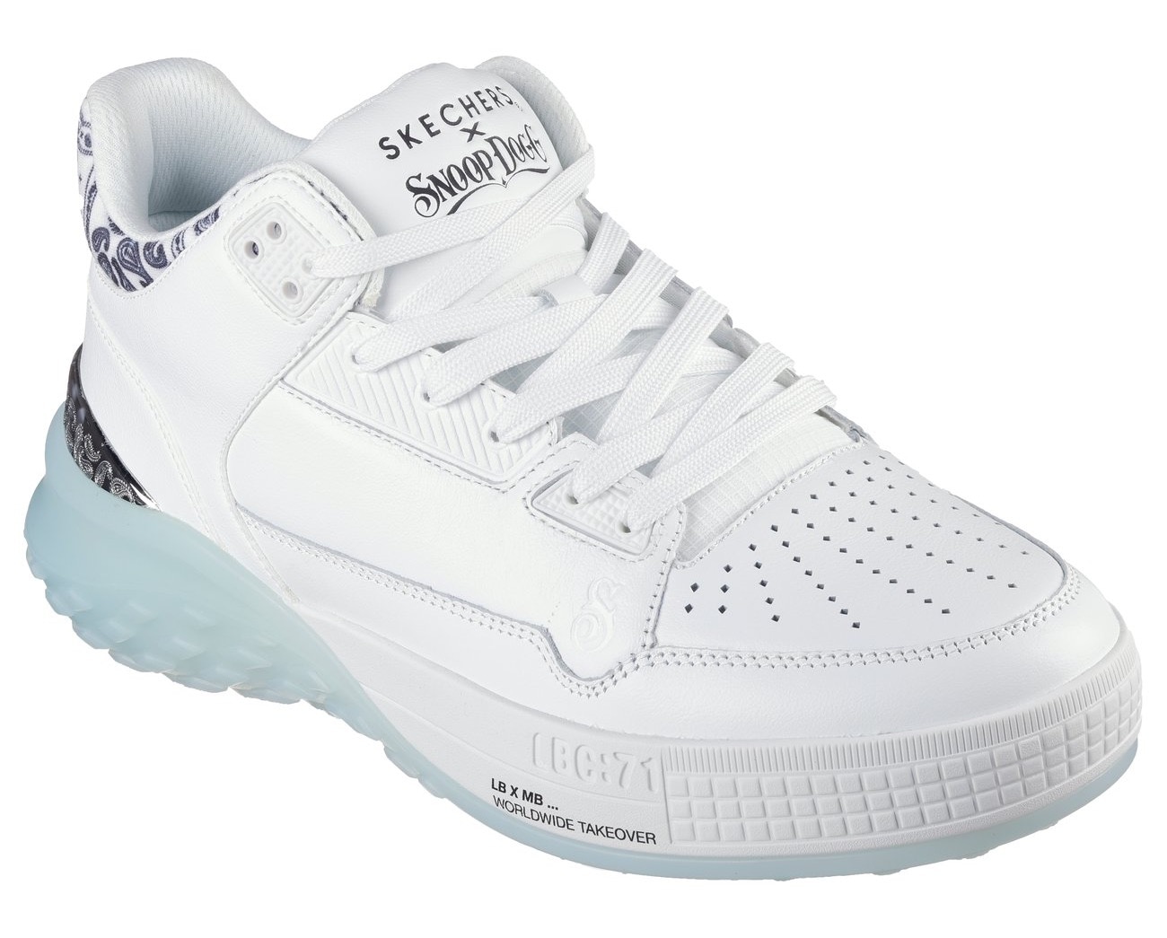 Image of Skechers Sneaker "SIZZLE-SNOOP SIZZLE BUCKETS", Schnürschuh, Freizeitschuh, MidCut mit Air-Cooled Memory Foam
