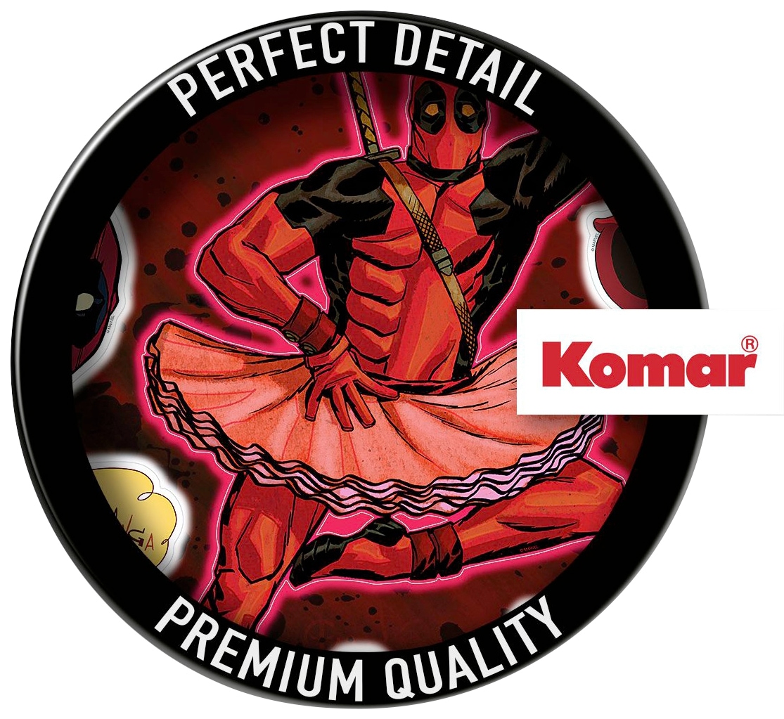 Komar Wandtattoo »Deadpool Derppool - Grösse 50 x 70 cm«, (10 St.), selbstklebend, Wandsticker, Kinderzimmer