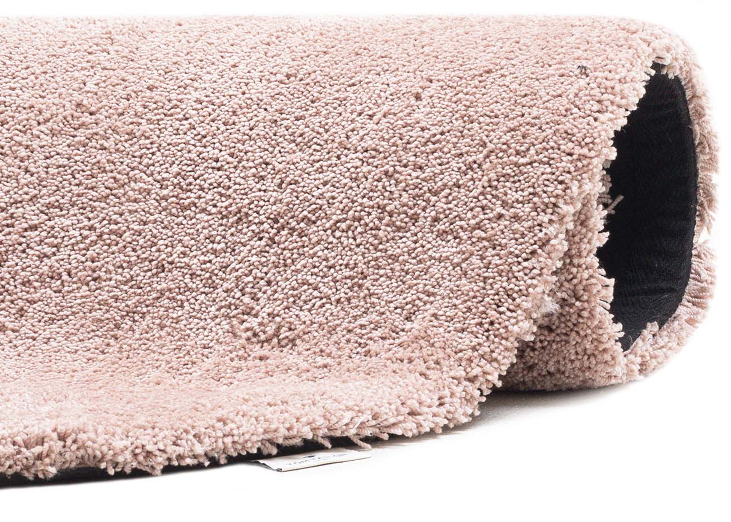 TOM TAILOR HOME Hochflor-Teppich »Shaggy Teppich Cozy« rund 25 mm Höhe Uni Farben, auch in Pastell Farben, weich & kuschelig