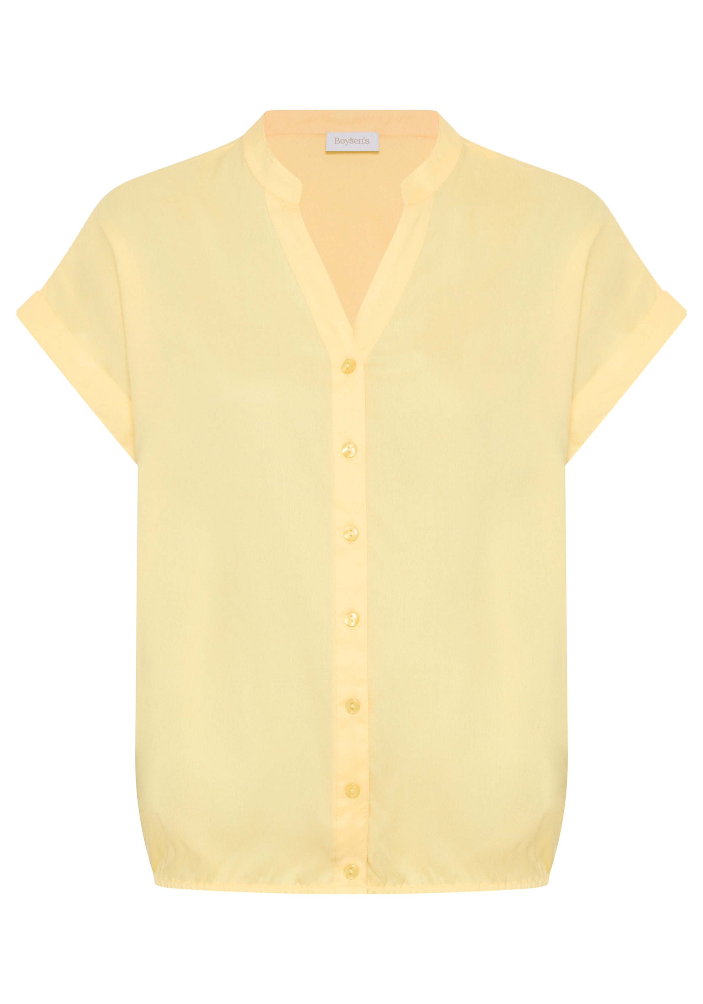 Boysen's Blouse chemise im Oversized-Style mit Ballonsaum