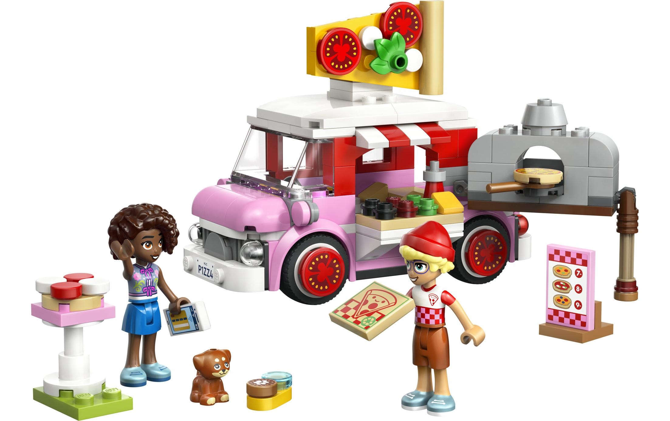 LEGO® Konstruktionsspielsteine »Pizzawagen (42694), LEGO Friends« Made in Europe