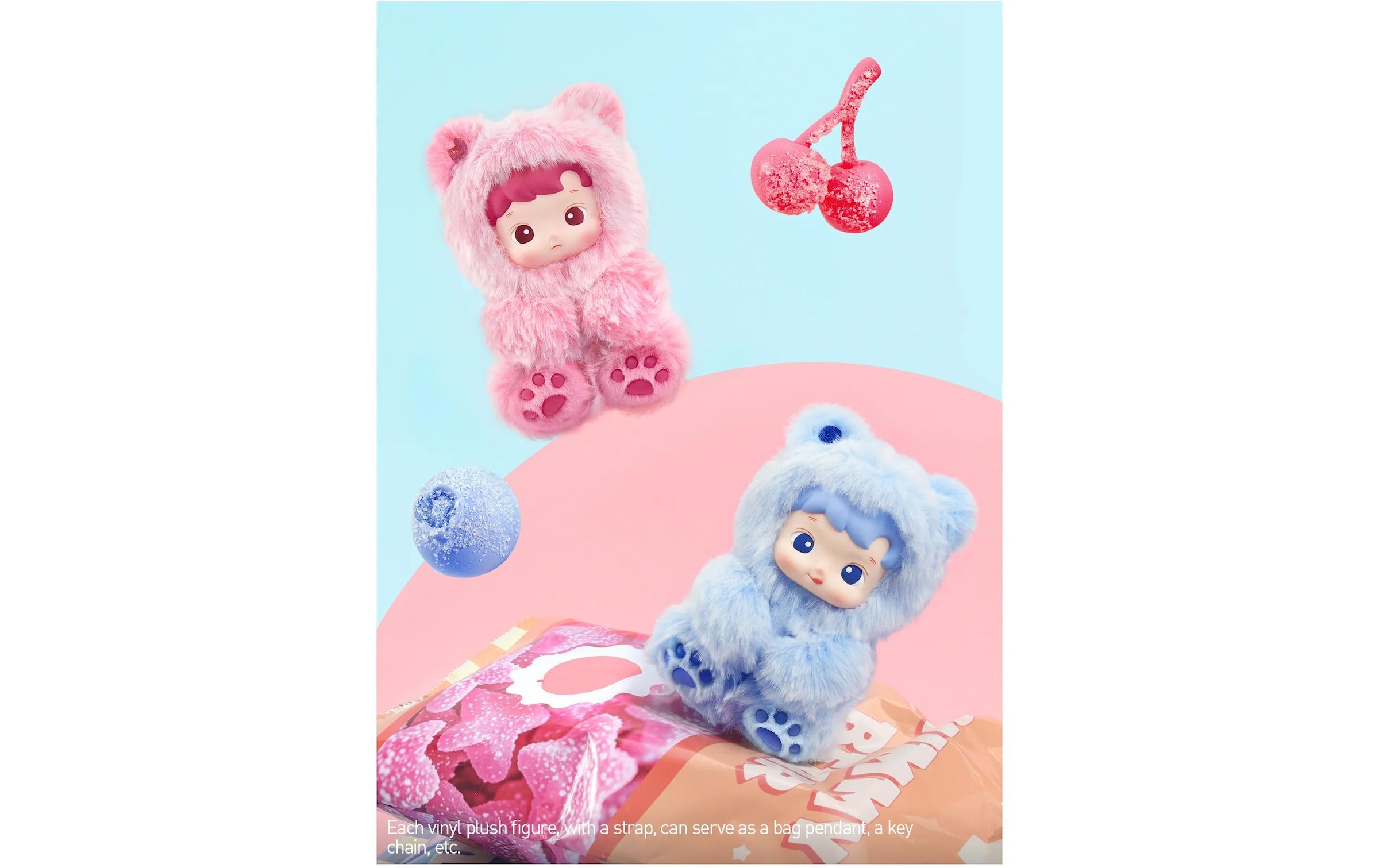 Plüschfigur »Pop Mart Plüsch-Anhänger Hacipupu Gummy Bear Blind Box«