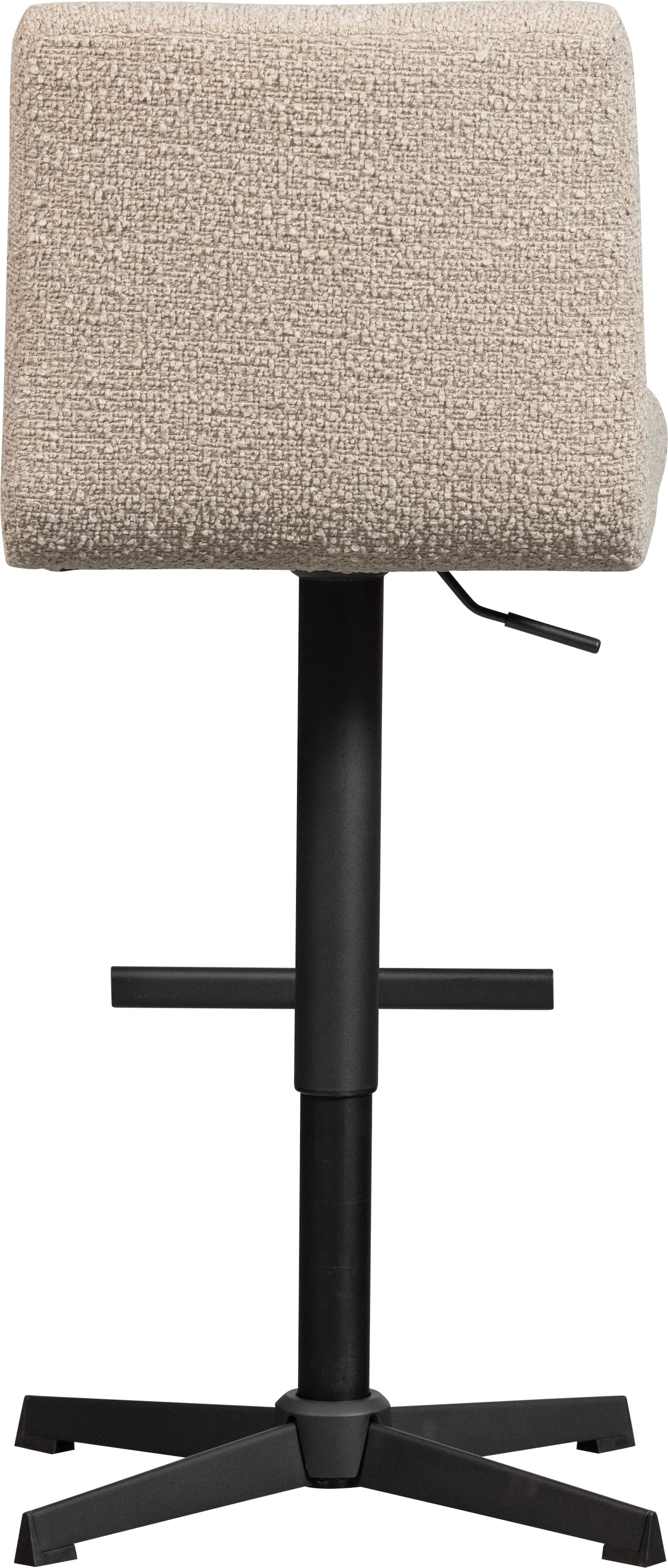 WOOOD Barhocker »Vinny mit Bouclé-Bezug höhenverstellbar, B 44 x T 58 x H 114 cm« Set, 2 Stk. tlg. Sitzhöhe von 60 bis 80 cm, Tragkraft 100 kg, Drehmechanismus