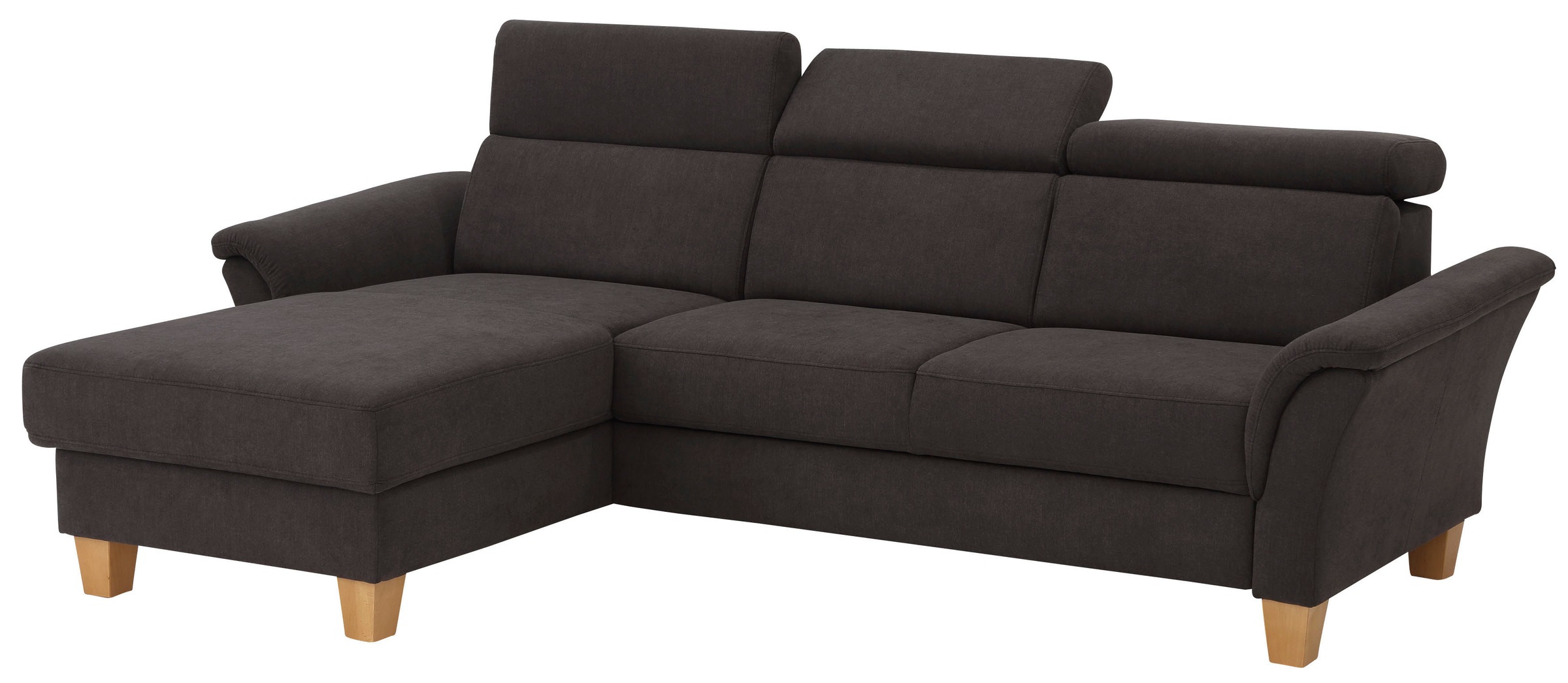 Home affaire Ecksofa »Conville L-Form«, Federkern, wahlweise mit Bettfunktion und Bettkasten bzw. Stauraum