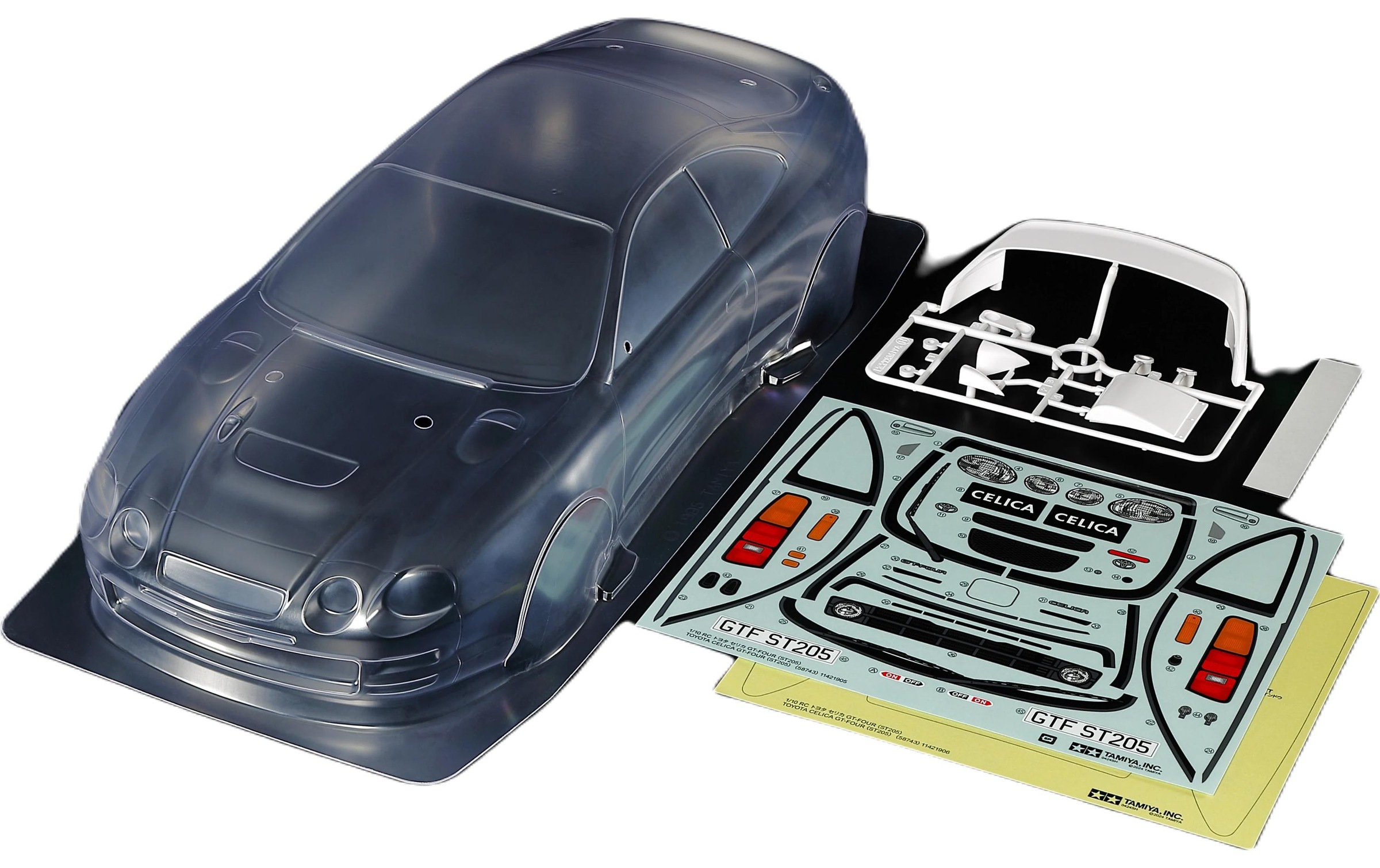 Image of Tamiya Modellauto "Toyota Celica GT-Four ST205" 1:10 Unlackiert