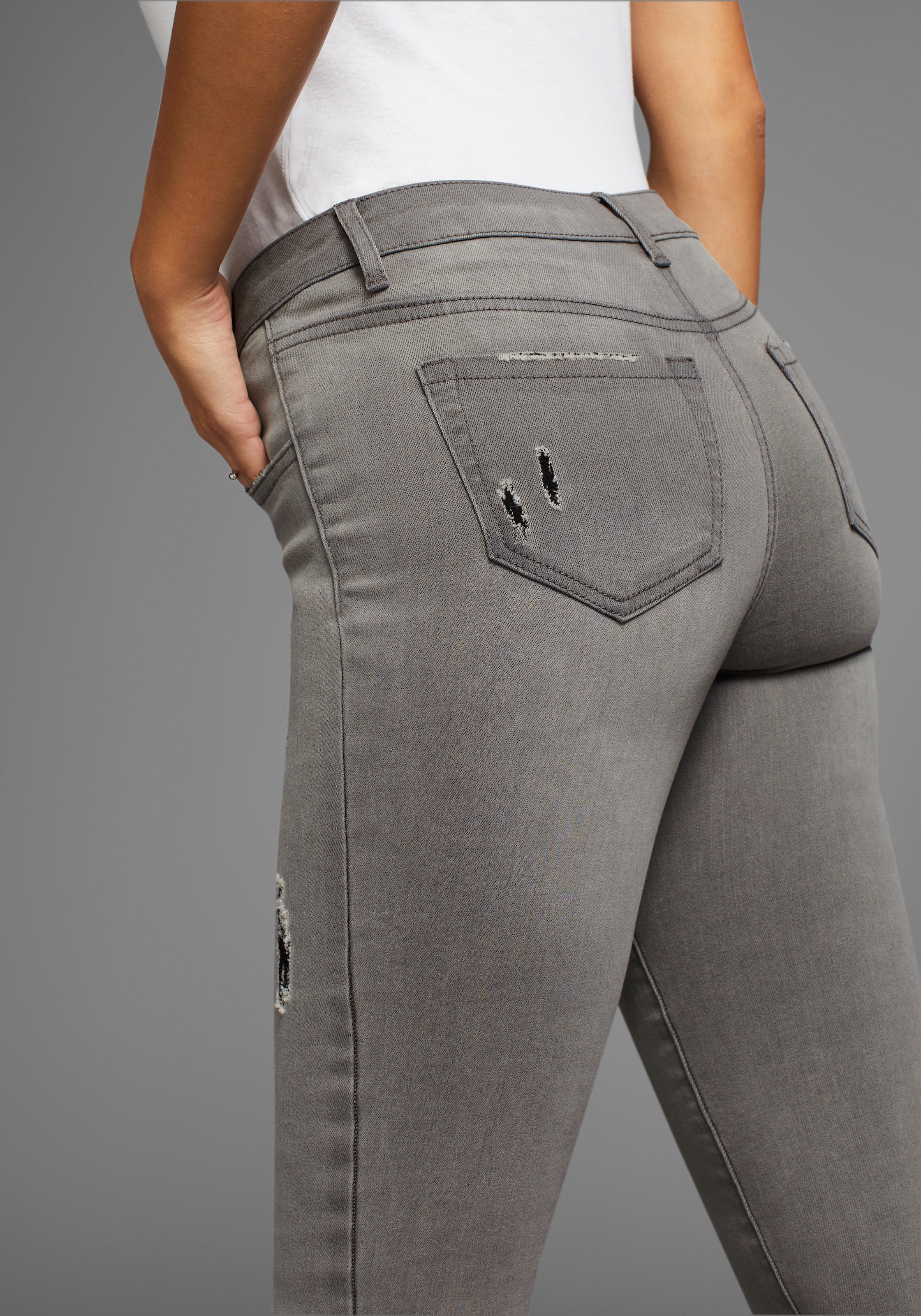 Arizona Skinny-fit-Jeans »Ultra-Stretch«, Mid Waist