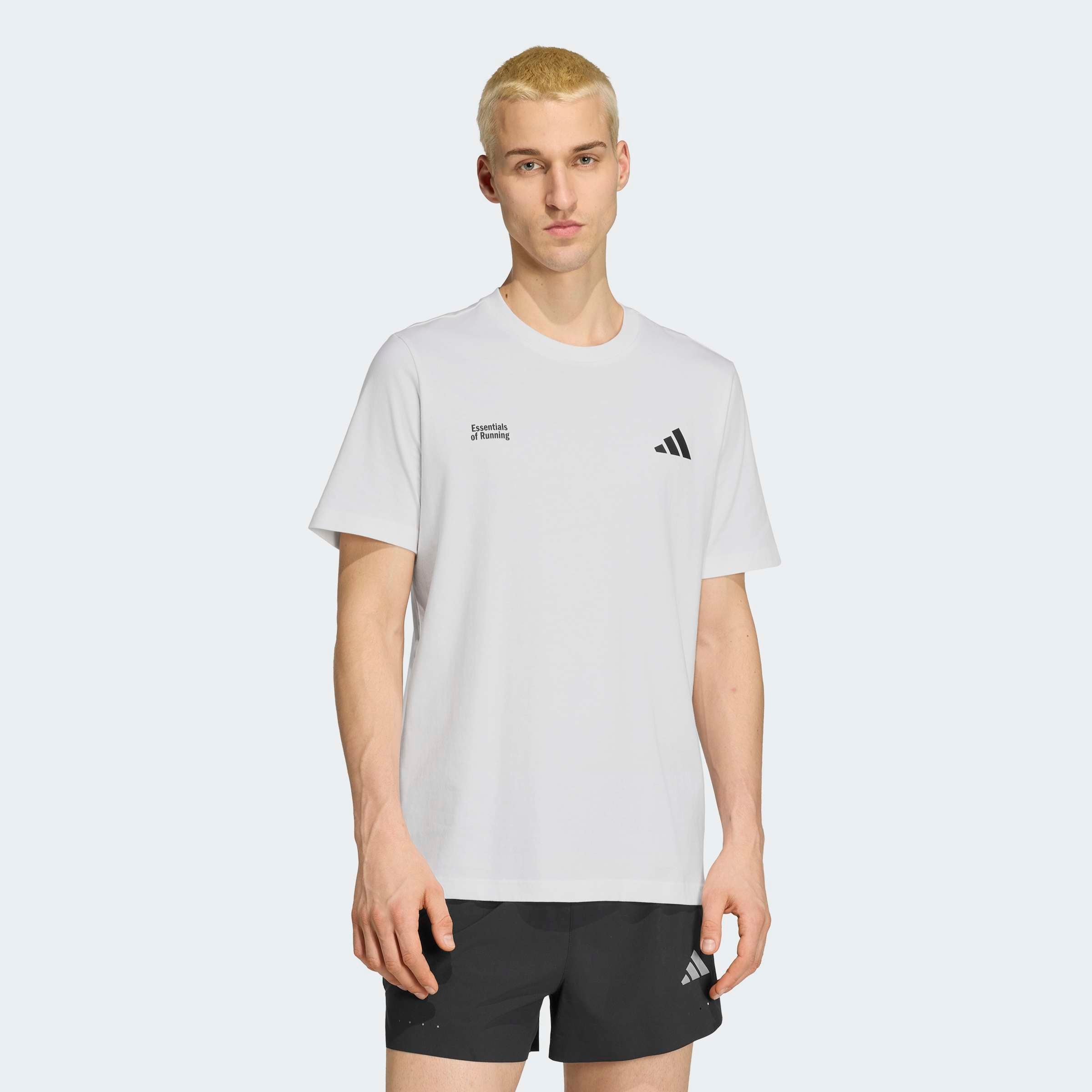 adidas Performance Laufshirt »RUN ESSENTIALS GRAFIK« aus Baumwolle, für Erwachsene