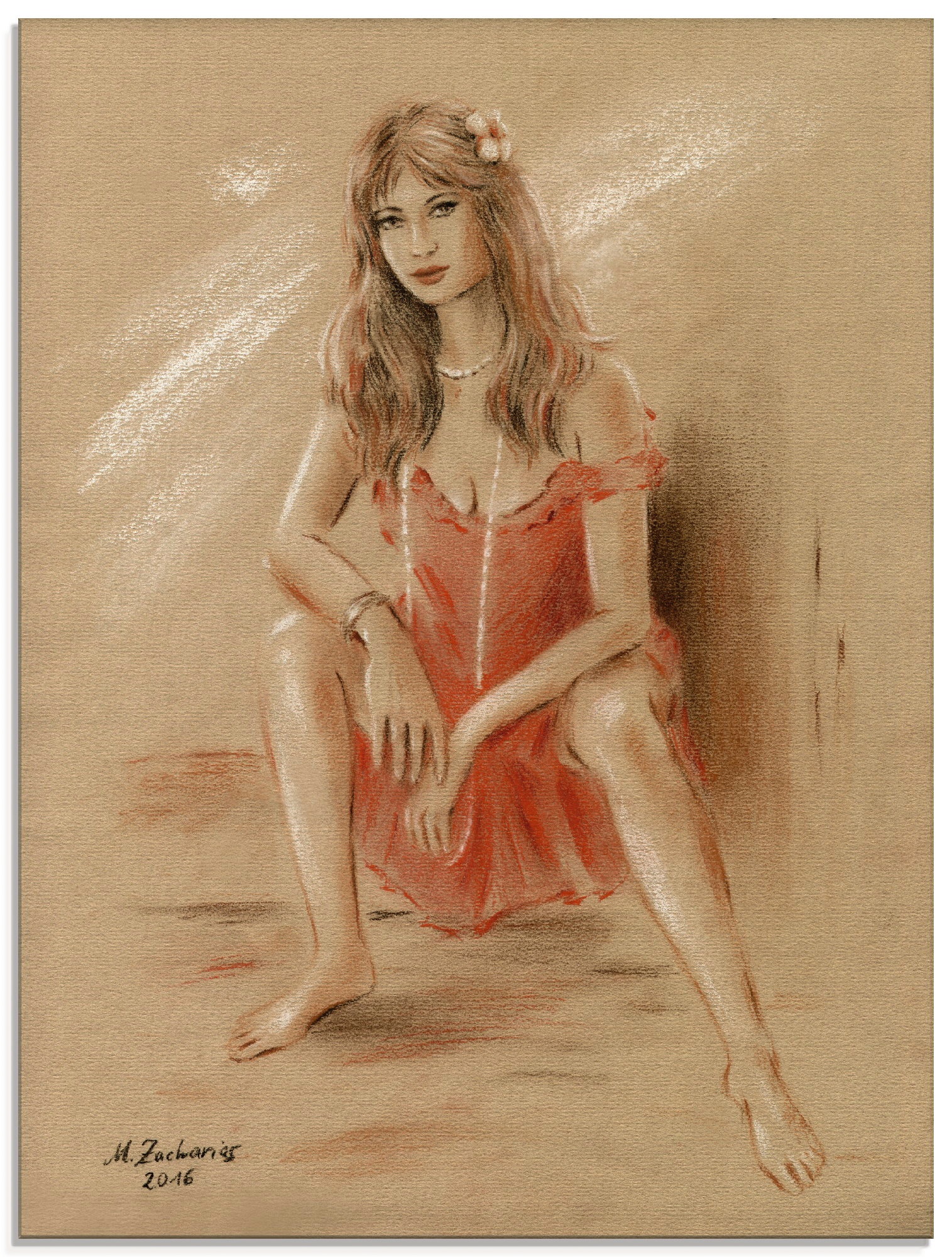 Image of Artland Glasbild »Sehnsucht - Erotik Frauen«, Frau, (1 St.) bei Ackermann Versand Schweiz