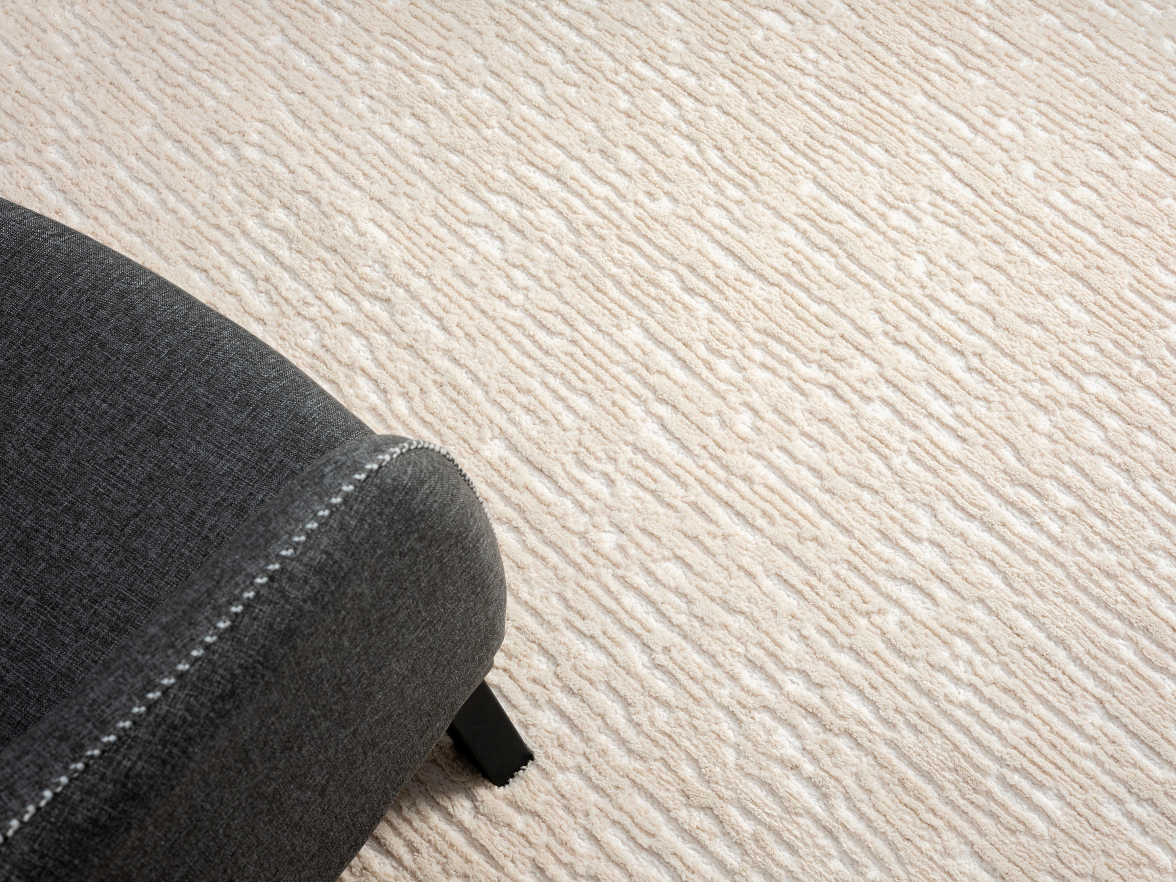 Myflair Möbel & Accessoires Hochflor-Teppich »Moroccan Pureness«, rechteckig, 24 mm Höhe, moderner Teppich, Uni Farben, flauschig weich durch Hochflor