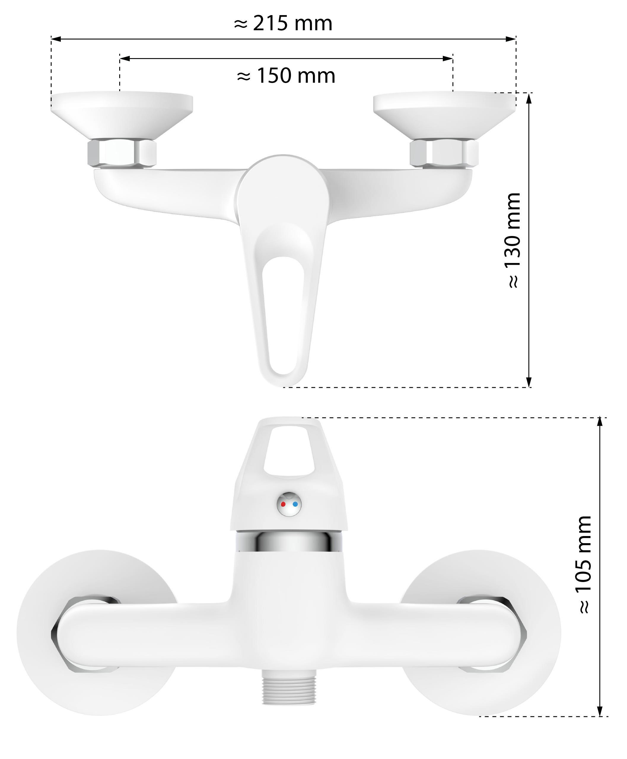 Eisl Robinetterie de salle de bain »3-teilige Serie SPEED« Ensemble,  silencieux, buse mixte de marque