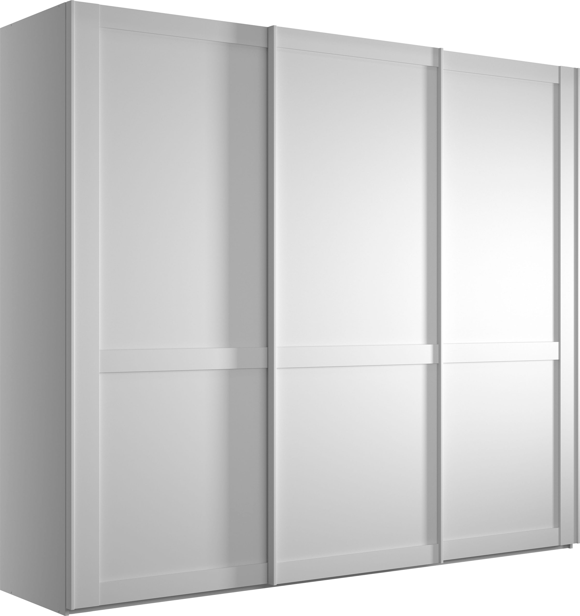 Image of WIEMANN Schwebetürenschrank "Göteborg" Querriegel und Griffleisten im Korpusfarbton