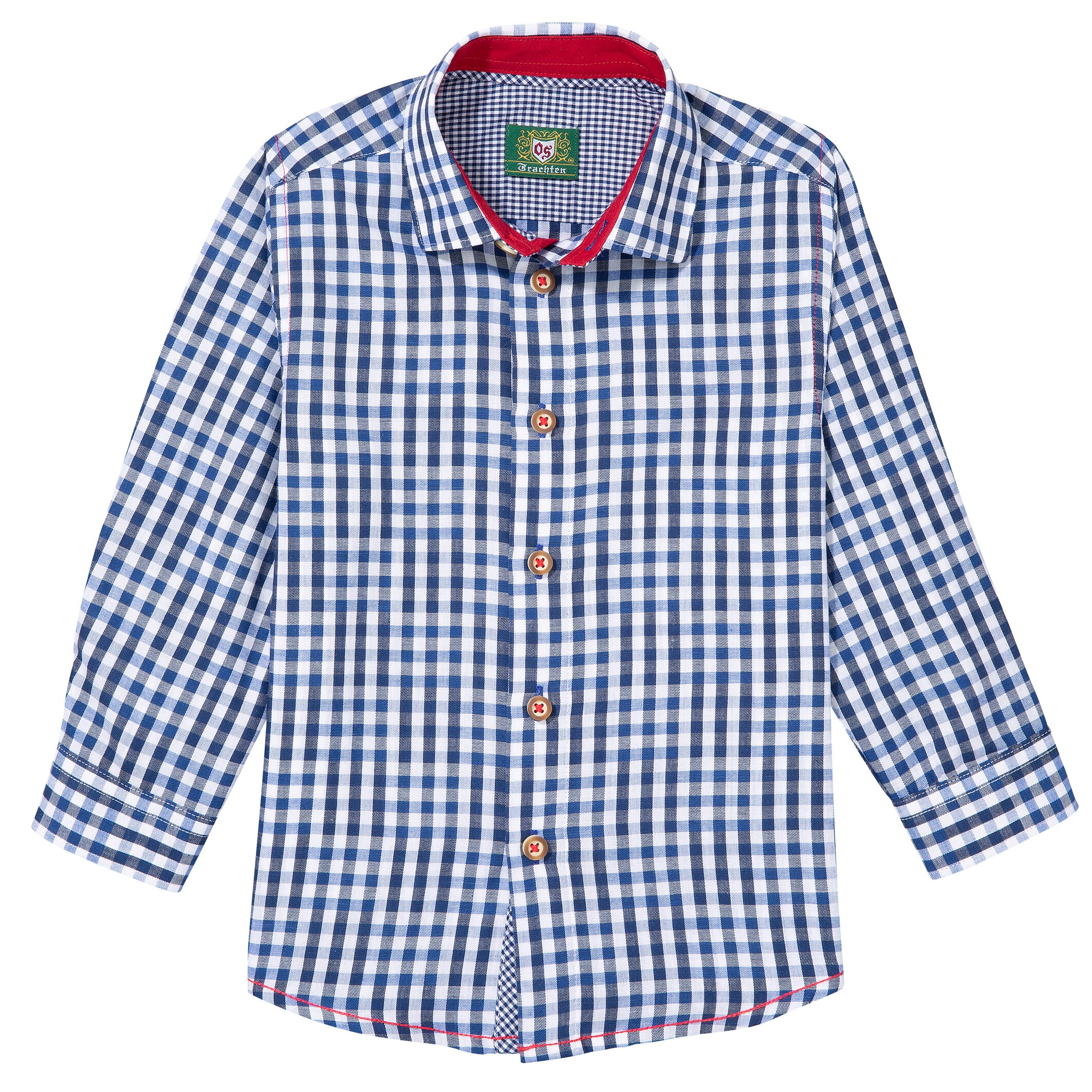 Image of OS-Trachten Trachtenhemd, mit Karodesign bei Ackermann Versand Schweiz