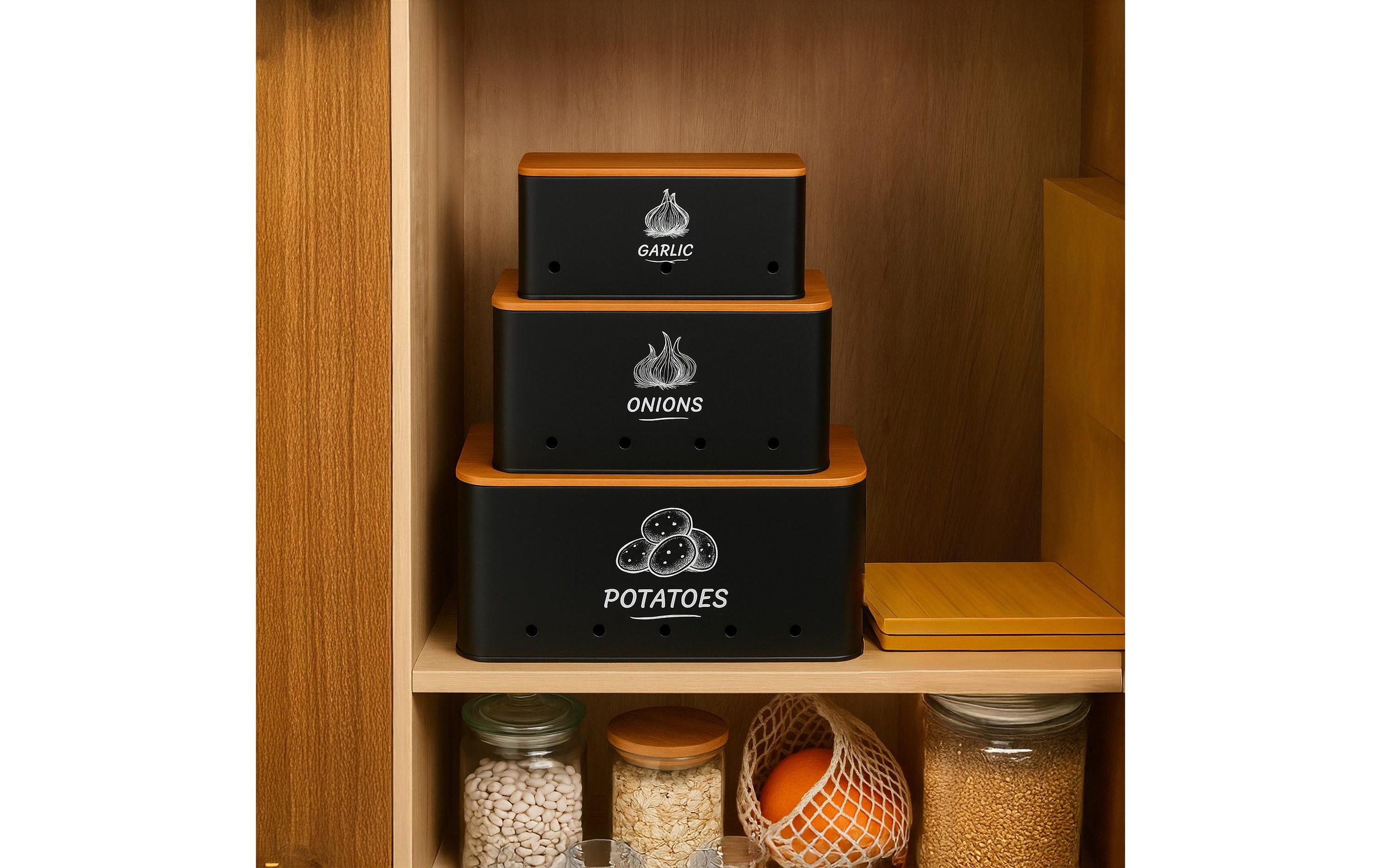 Image of relaxdays Aufbewahrungsbox "3er Set"