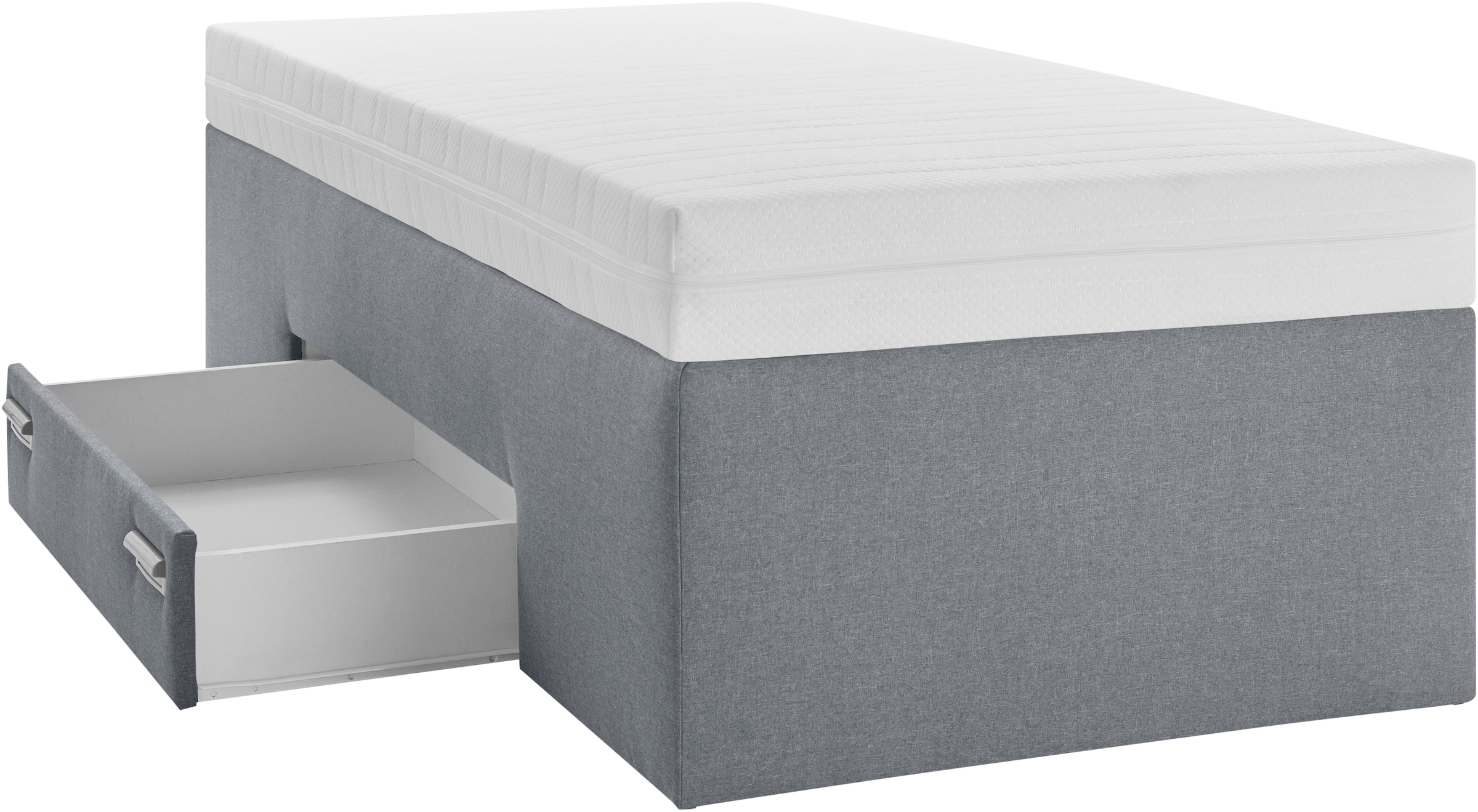 Westfalia Schlafkomfort Lit boxspring mit integrierter Schublade, frei im Raum stellbar