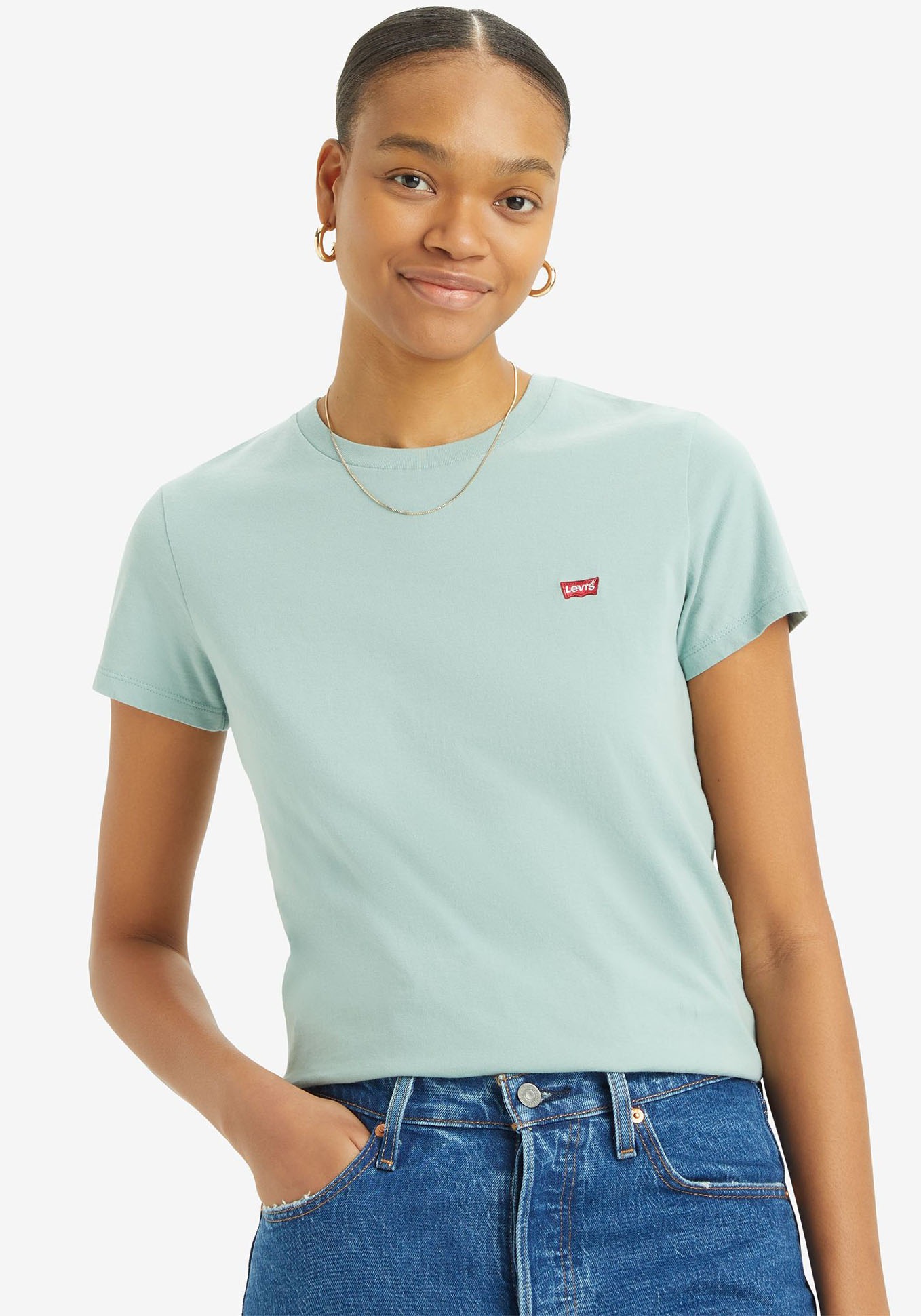 Levi's® T-Shirt »TEE Minilogo«, mit kleiner Logostickerei