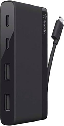 Image of Belkin USB-Adapter "4-Port USB-C Travel Hub (2x USB A, 2x USB C)" USB zu USB-C