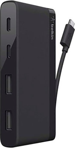 Image of Belkin USB-Adapter "4-Port USB-C Travel Hub (2x USB A, 2x USB C)"