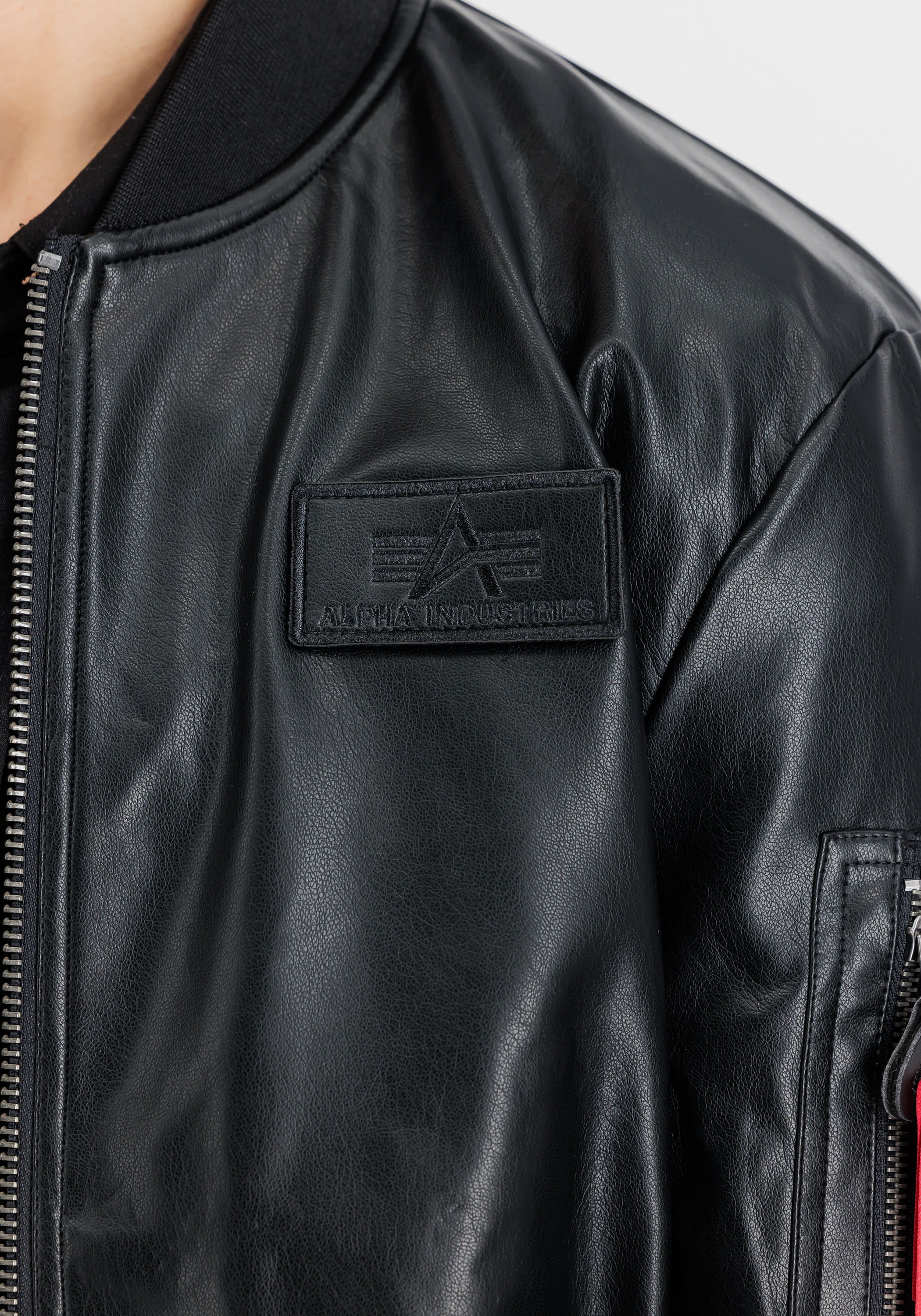 Alpha Industries Veste en cuir »MA-1 VF Vegan Leather Light«