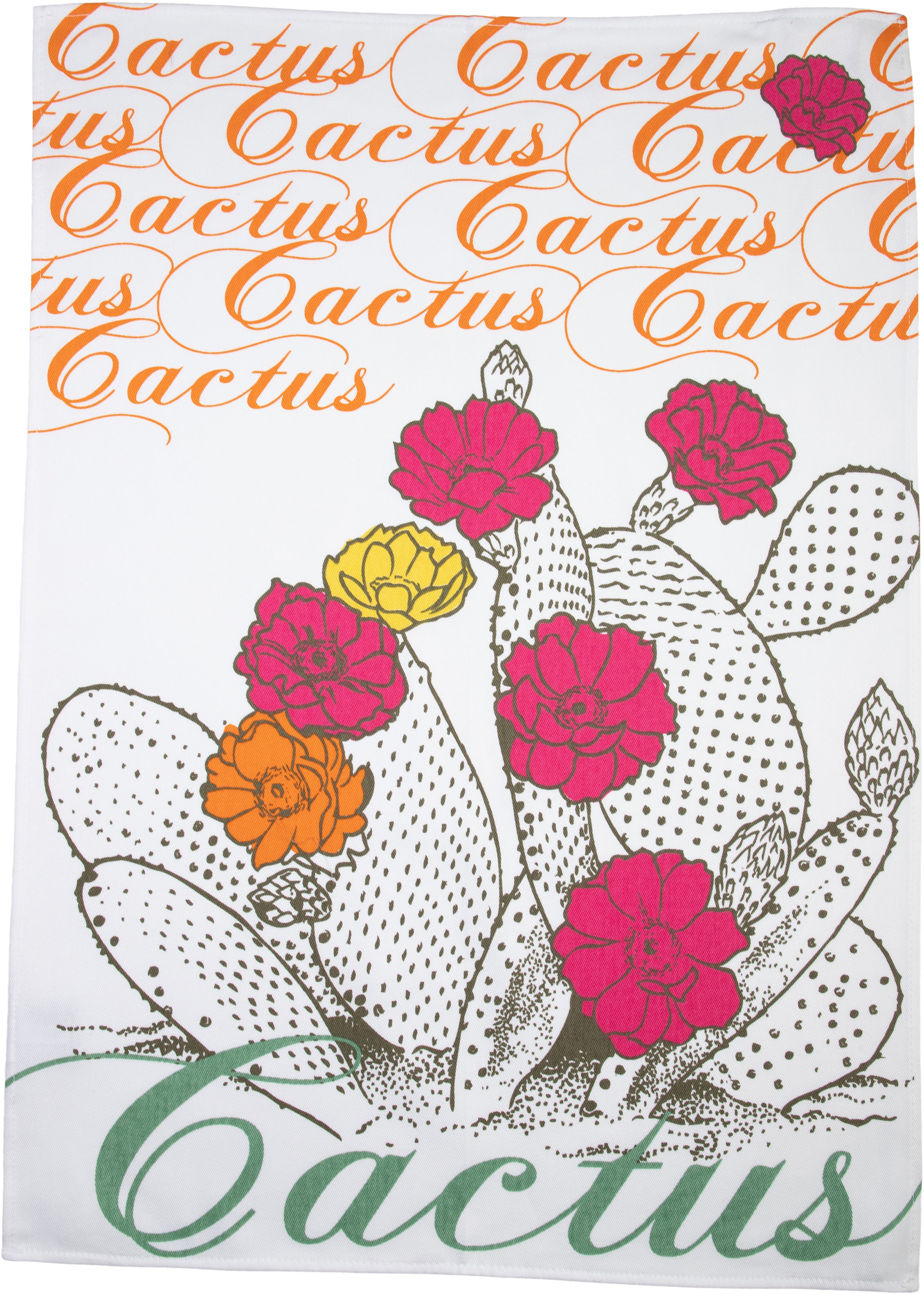 Image of stuco Geschirrtuch "Kaktus" bedruckt