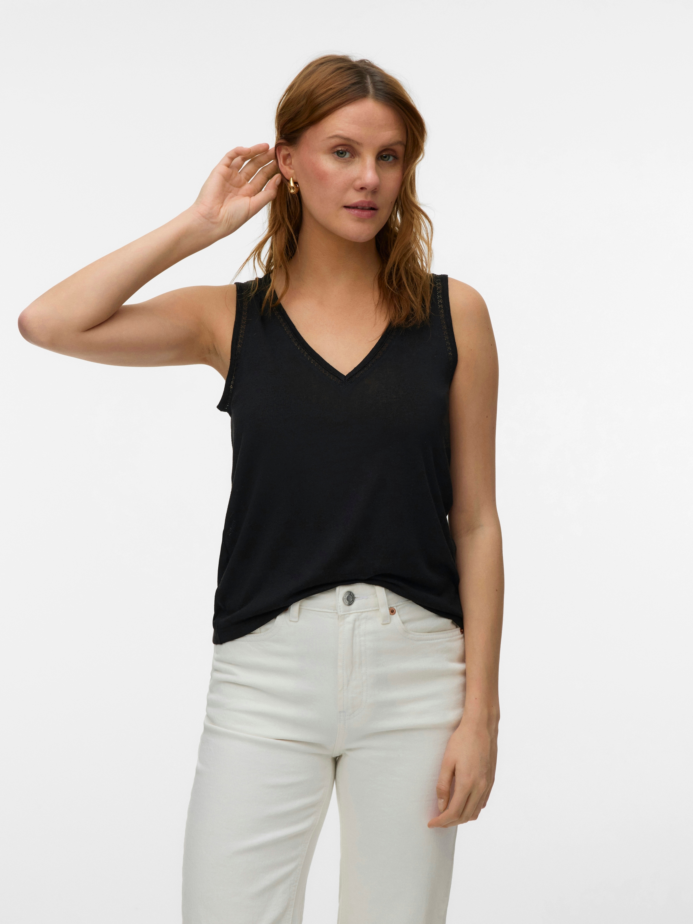Image of Vero Moda Shirttop "VMGINA LACE TANK TOP JRS NOOS" Viskosemischung