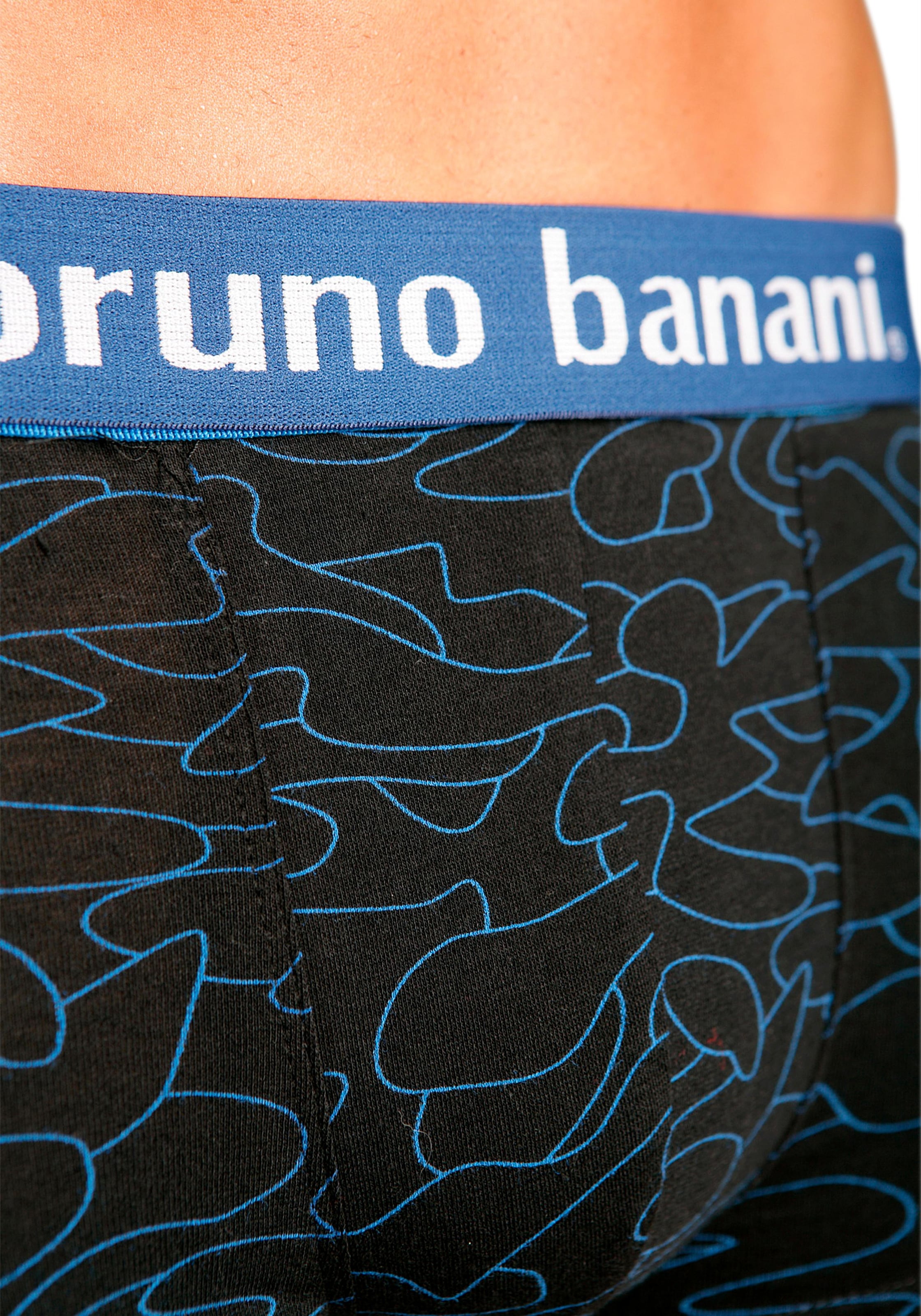 Bruno Banani Boxershorts, (Packung, 4 St.), in Hipster-Form uni oder gemustert