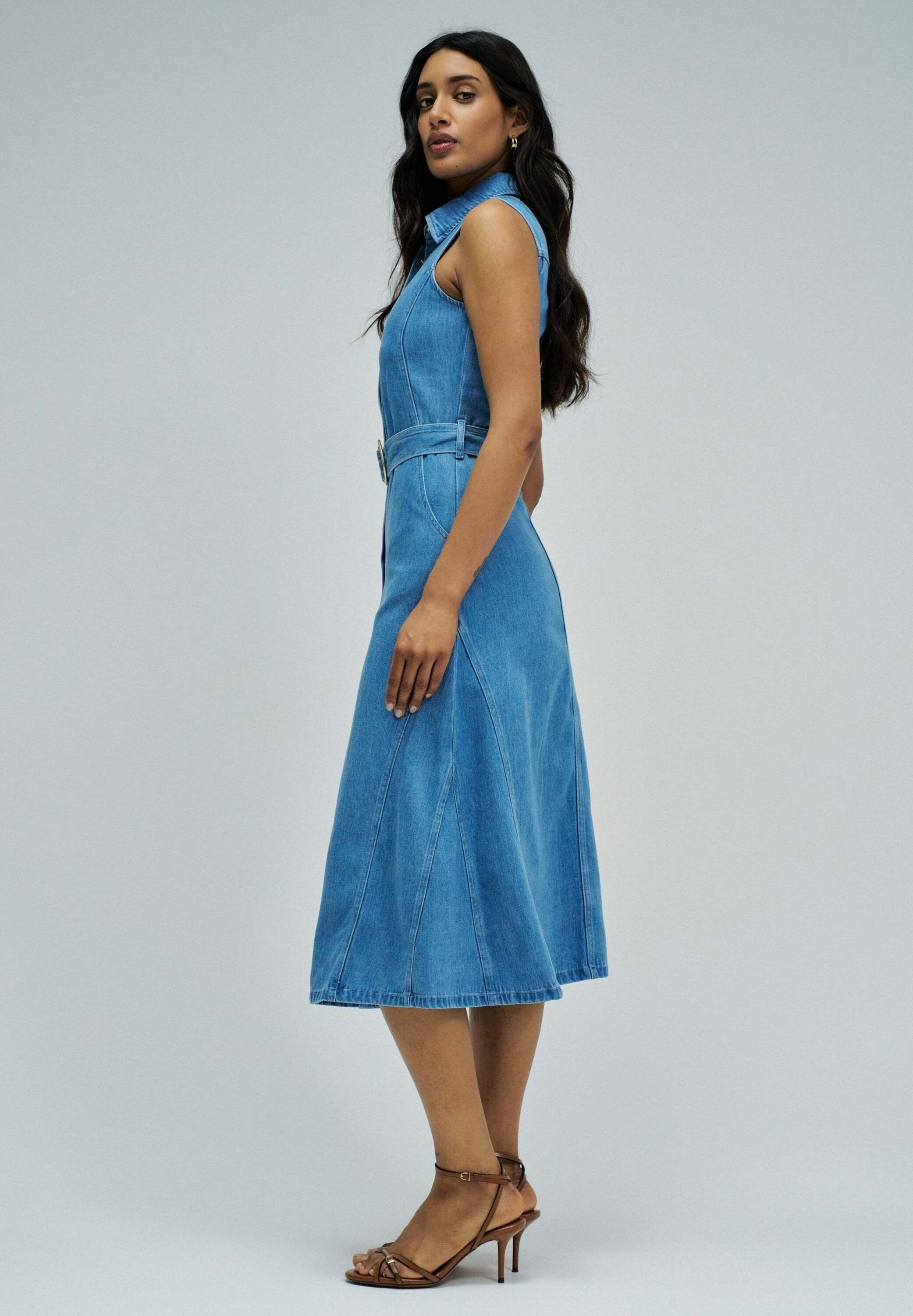 Salsa Midikleid »Salsa Jeans Midikleid Sleeveless Belt«