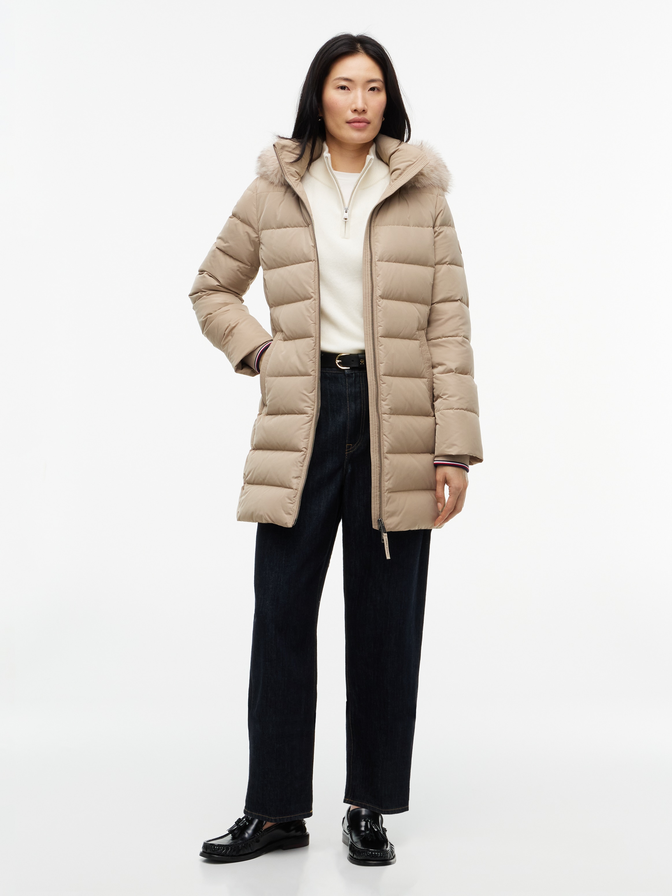 Tommy Hilfiger »DOWN HERITAGE TYRA COAT« Kunstfaser