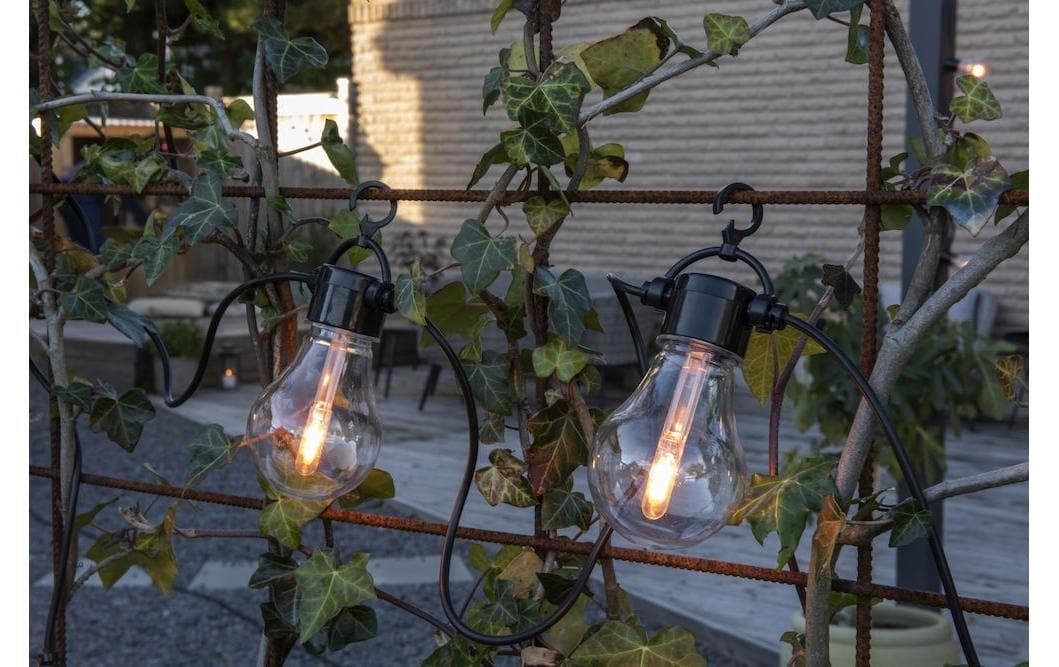 KONSTSMIDE Lichterkette »Solar 2341 10 LEDs Transparent«, 10 St.-flammig