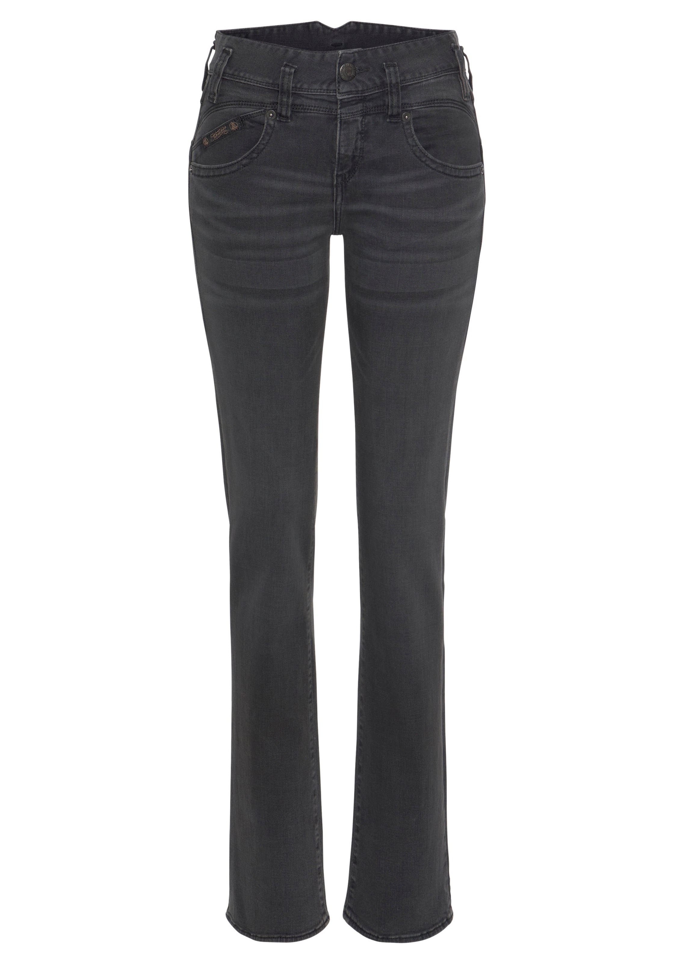 Herrlicher Bootcut-Jeans »PEARL BOOT ORGANIC«, mit Fransensaum