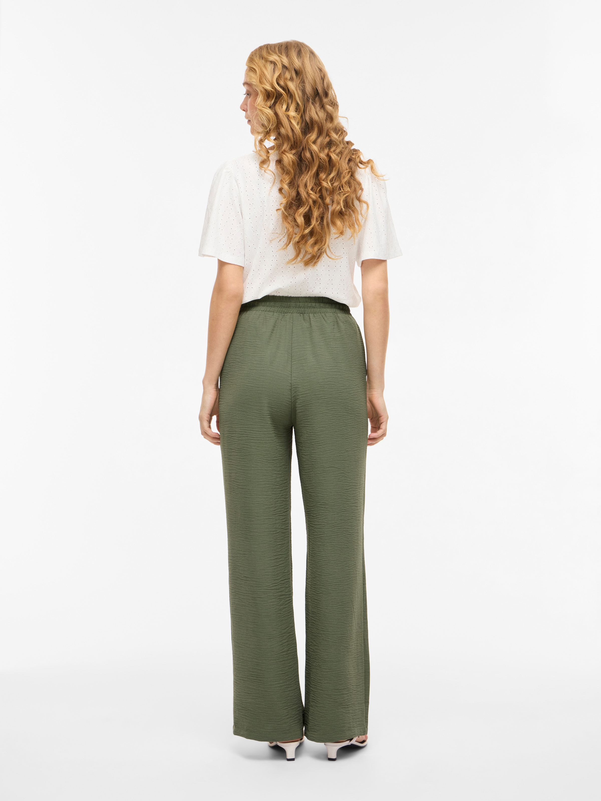 Vila Pantalon à enfiler »VIJOSA HW WIDE PANTS - NOOS«  Pantalon d'été