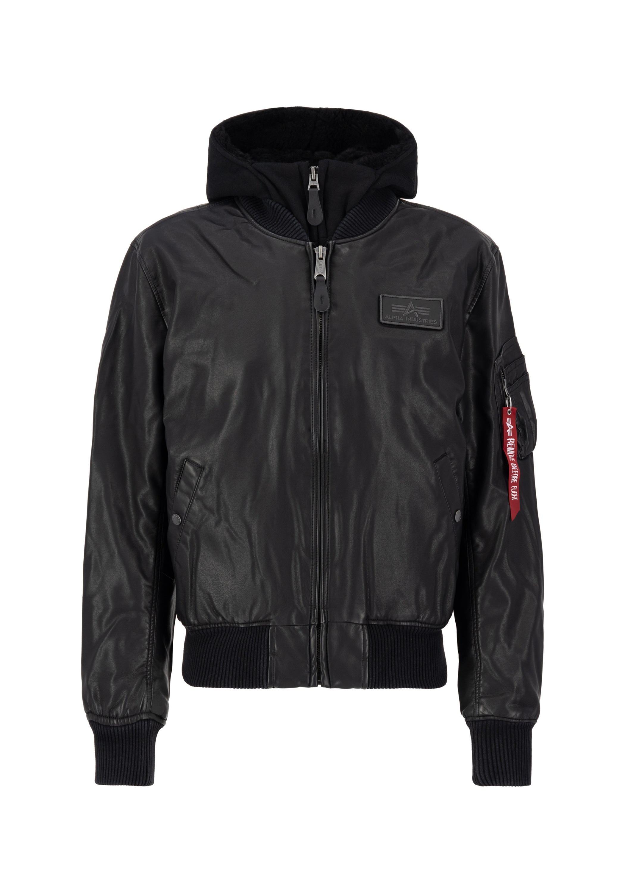 Image of Alpha Industries Lederjacke "MA-1 D-Tec Faux Leather"