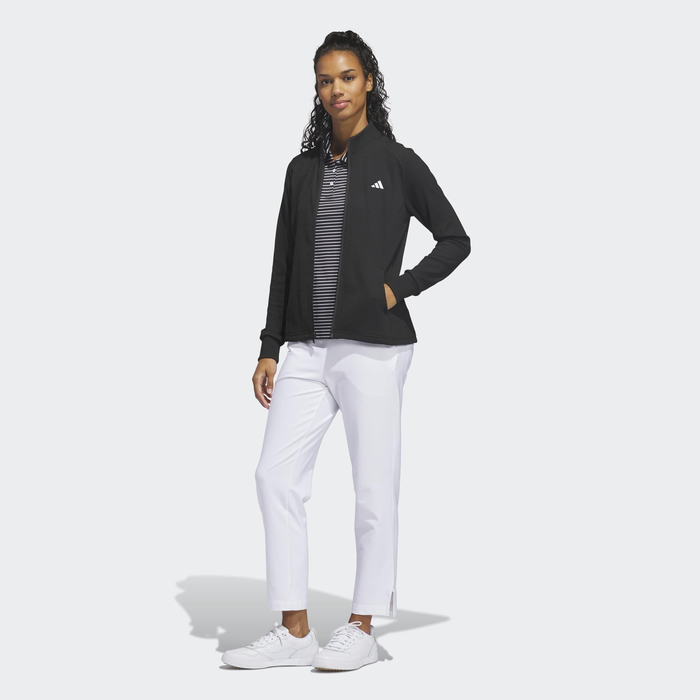 adidas Performance Trainingsjacke »W TXTR JKT« mit Reissverschluss, aus Polyester, normaler Schnitt, gerader Abschluss