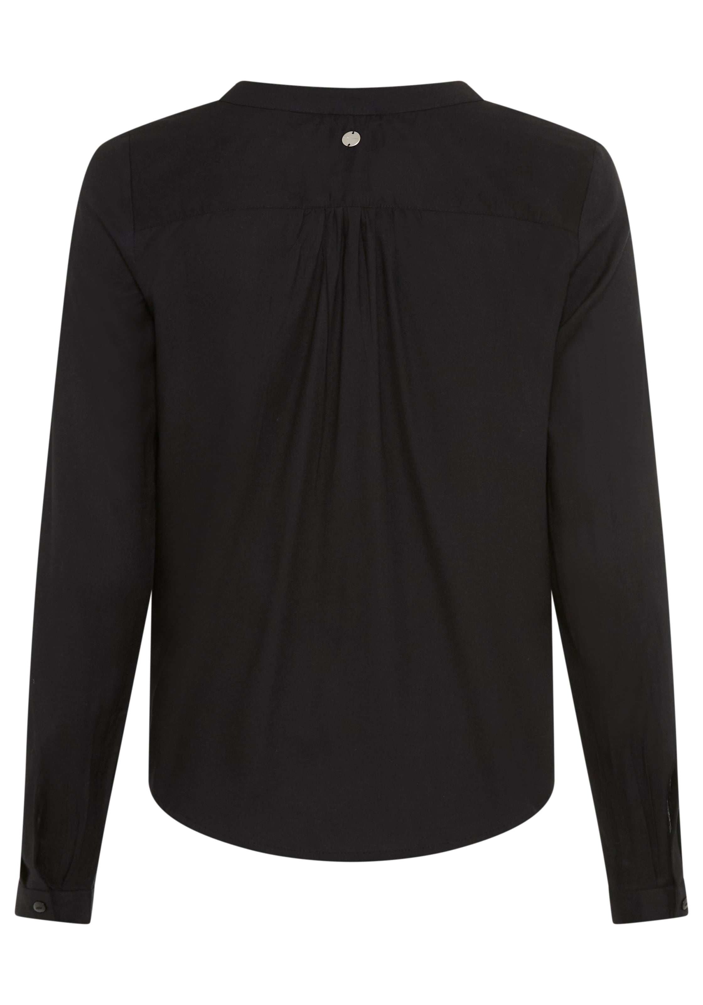 Tamaris Blouse à enfiler mit Krempelärmeln und Taschen