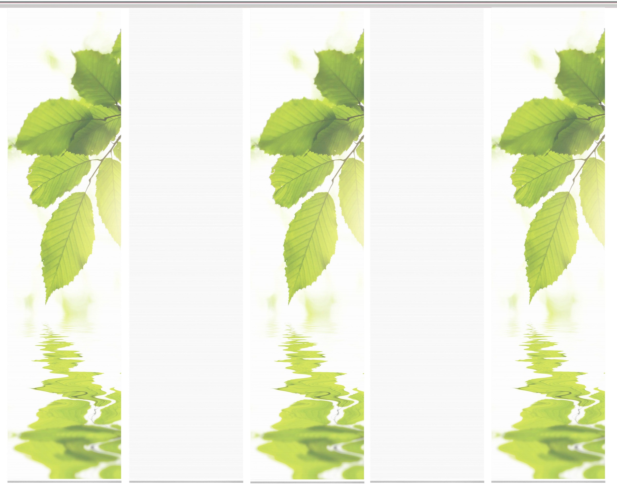 Image of Vision S Schiebegardine »LEFANO 5er SET«, (5 St.), Bambus-Optik, Digital bedruckt bei Ackermann Versand Schweiz