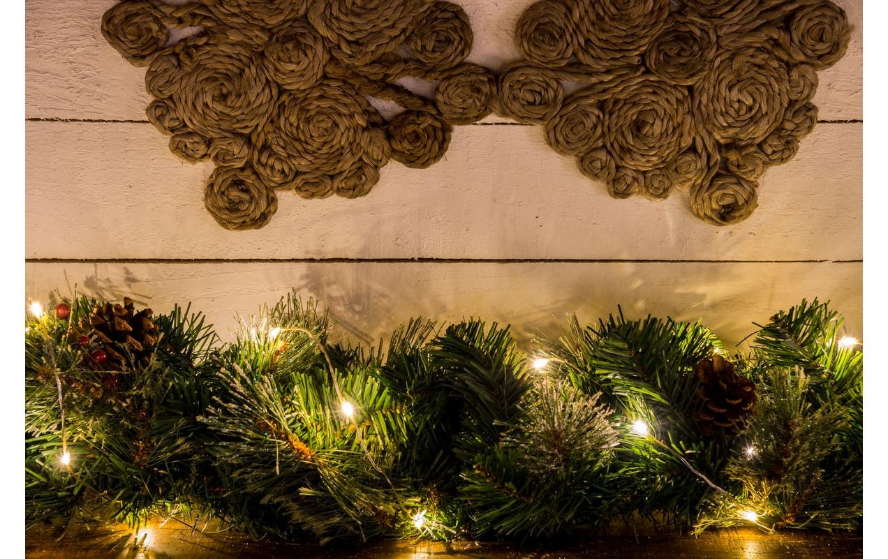 KONSTSMIDE Guirlande lumineuse LED »100 bernsteinfarbene LEDs, 3 V«