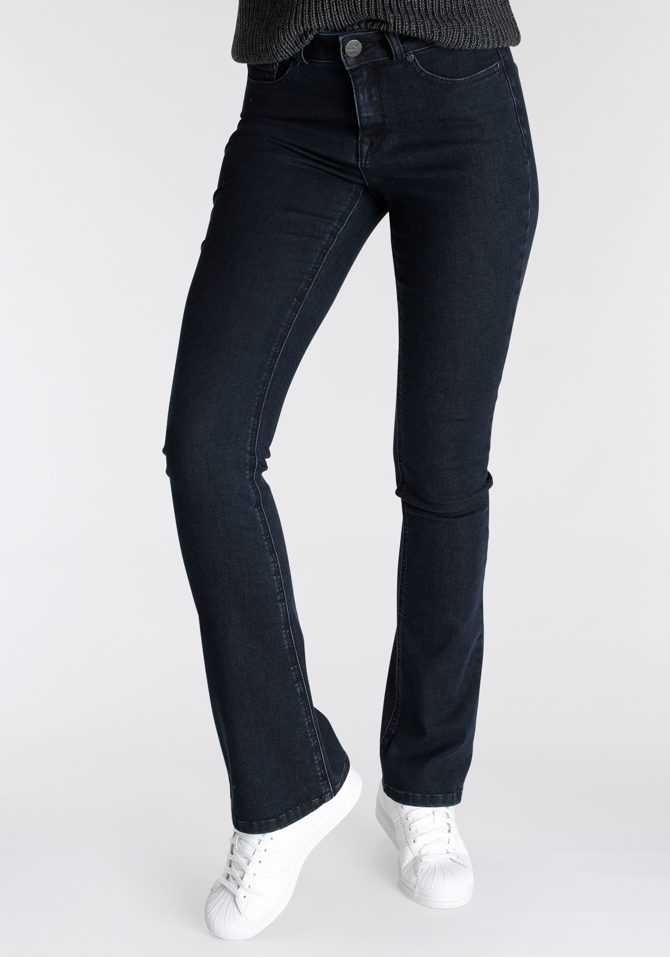Arizona Bootcut-Jeans »Ultra Soft«, High Waist