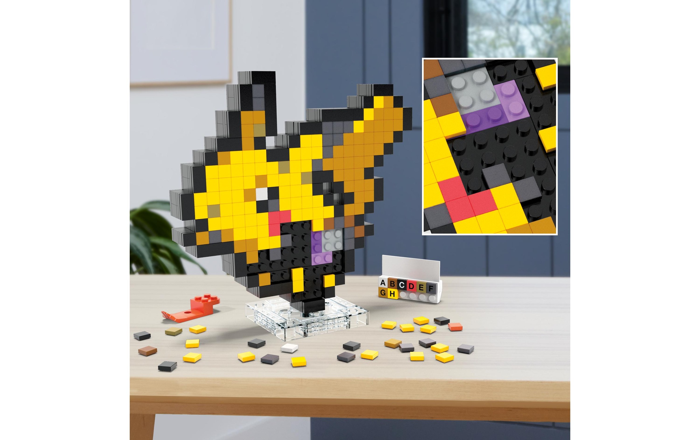 MEGA Briques de jeu »Pokémon Pikachu Pixel Art«
