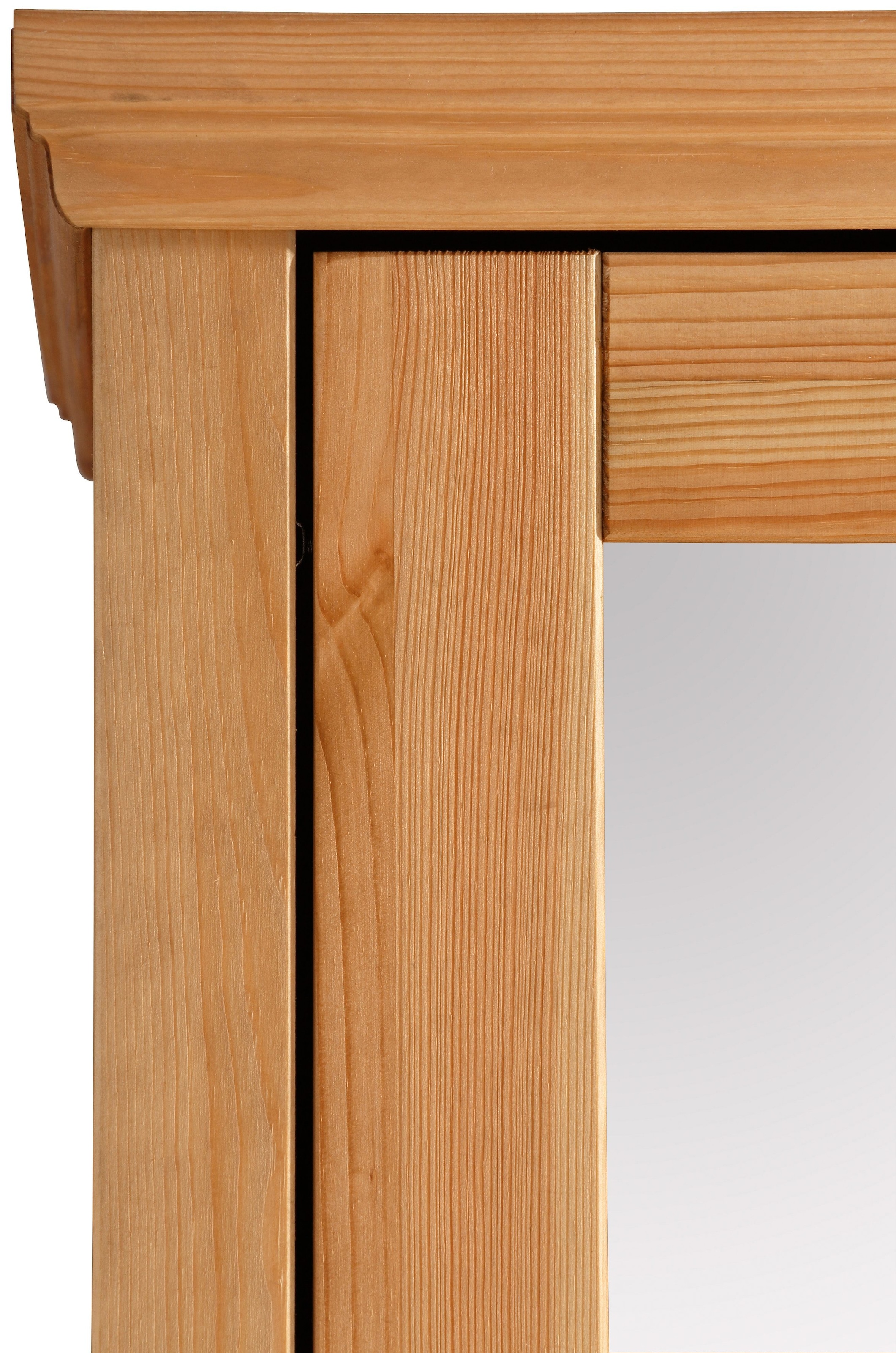 GOODproduct Kleiderschrank »Madrid« 3 Breiten: 90/164/245 cm  H/T ca.190/59 cm,  aus massiver Kiefer, in 3 Breiten mit Spiegeltüren